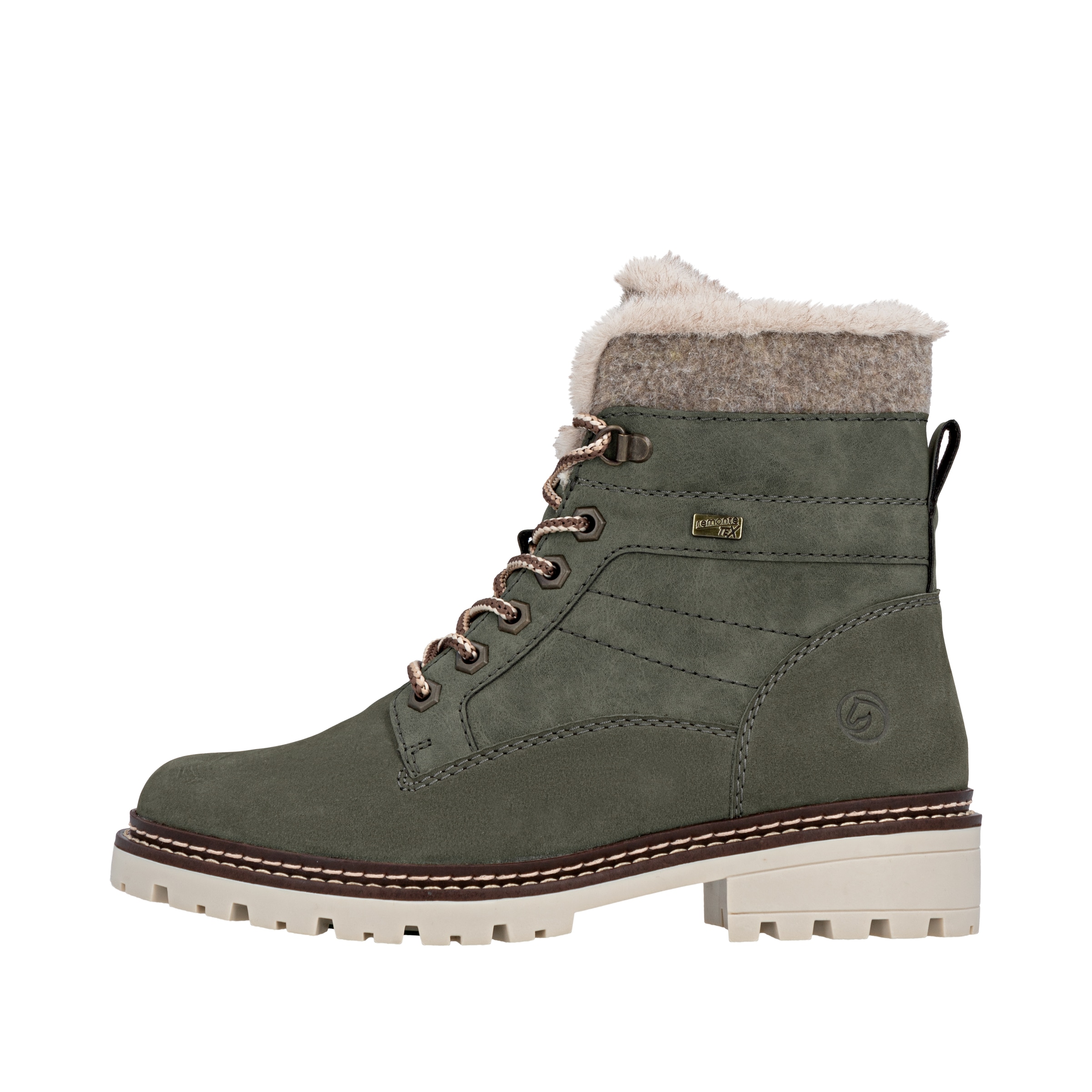 Remonte Winterstiefelette »Elisabeth Hurley-Collection«, Schnürboots mit wasserabweisender TEX-Membran und Fiber Grip