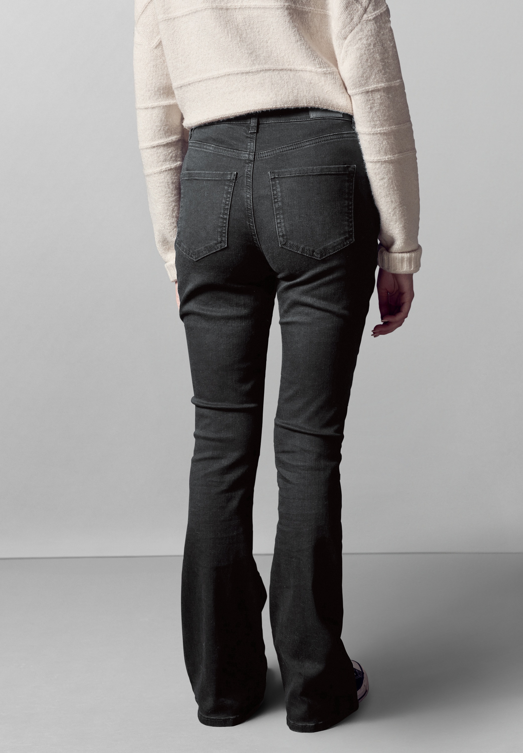 STREET ONE STUDIO Siauri džinsai High Waist