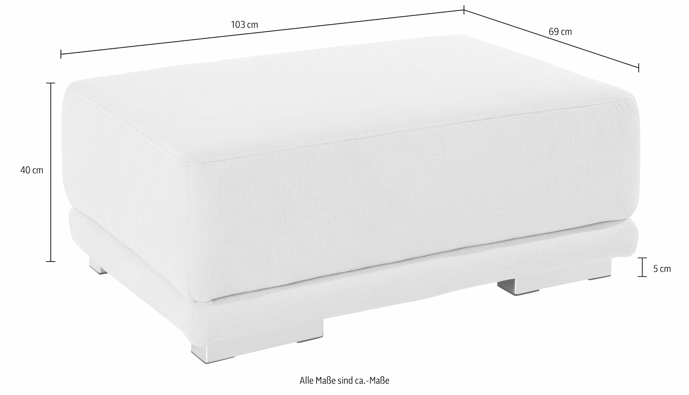 sit&more Polsterhocker »Coria«