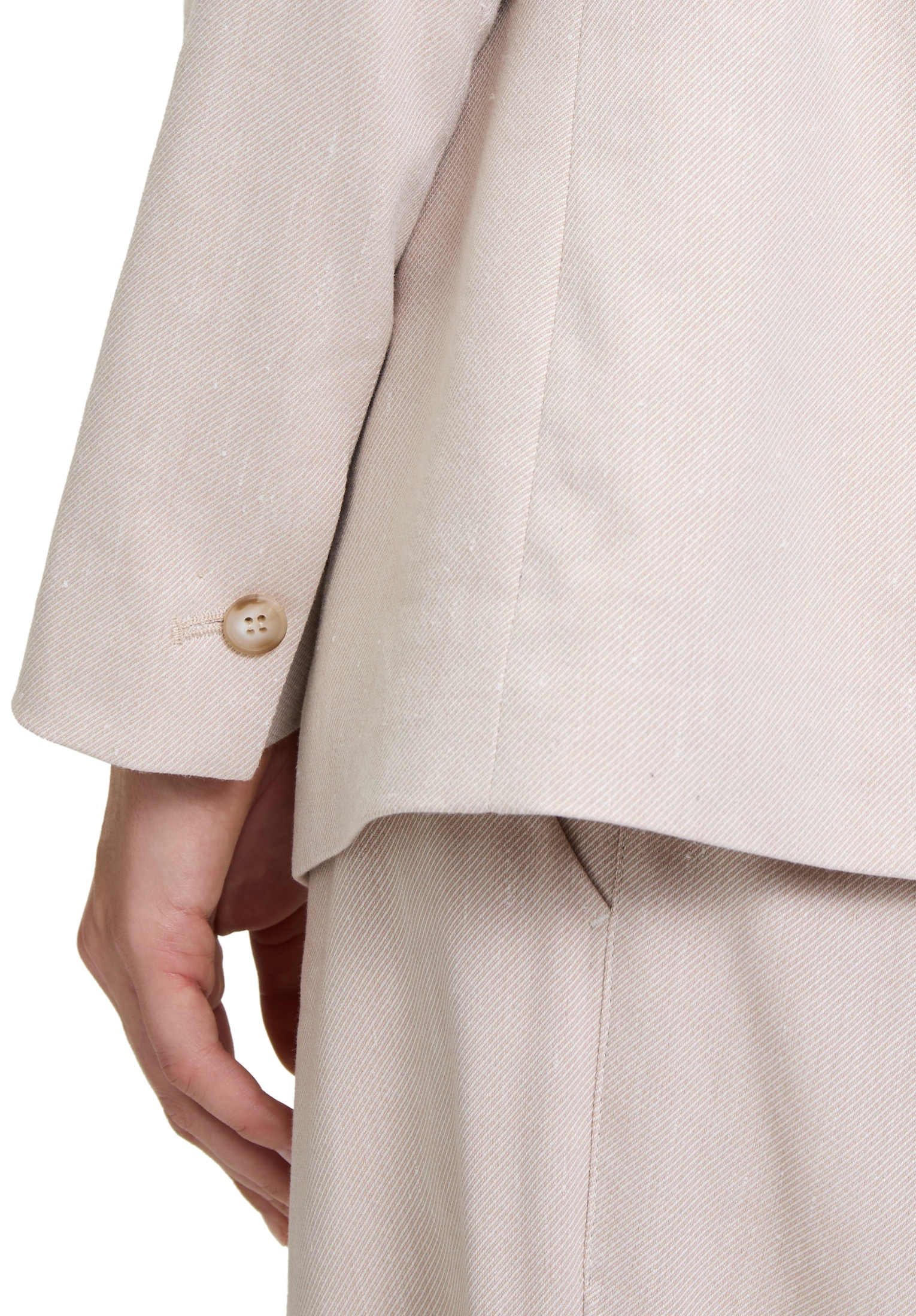 Betty&Co Longblazer »Betty & Co Damen Businessblazer mit Taschen«, Nahtführung