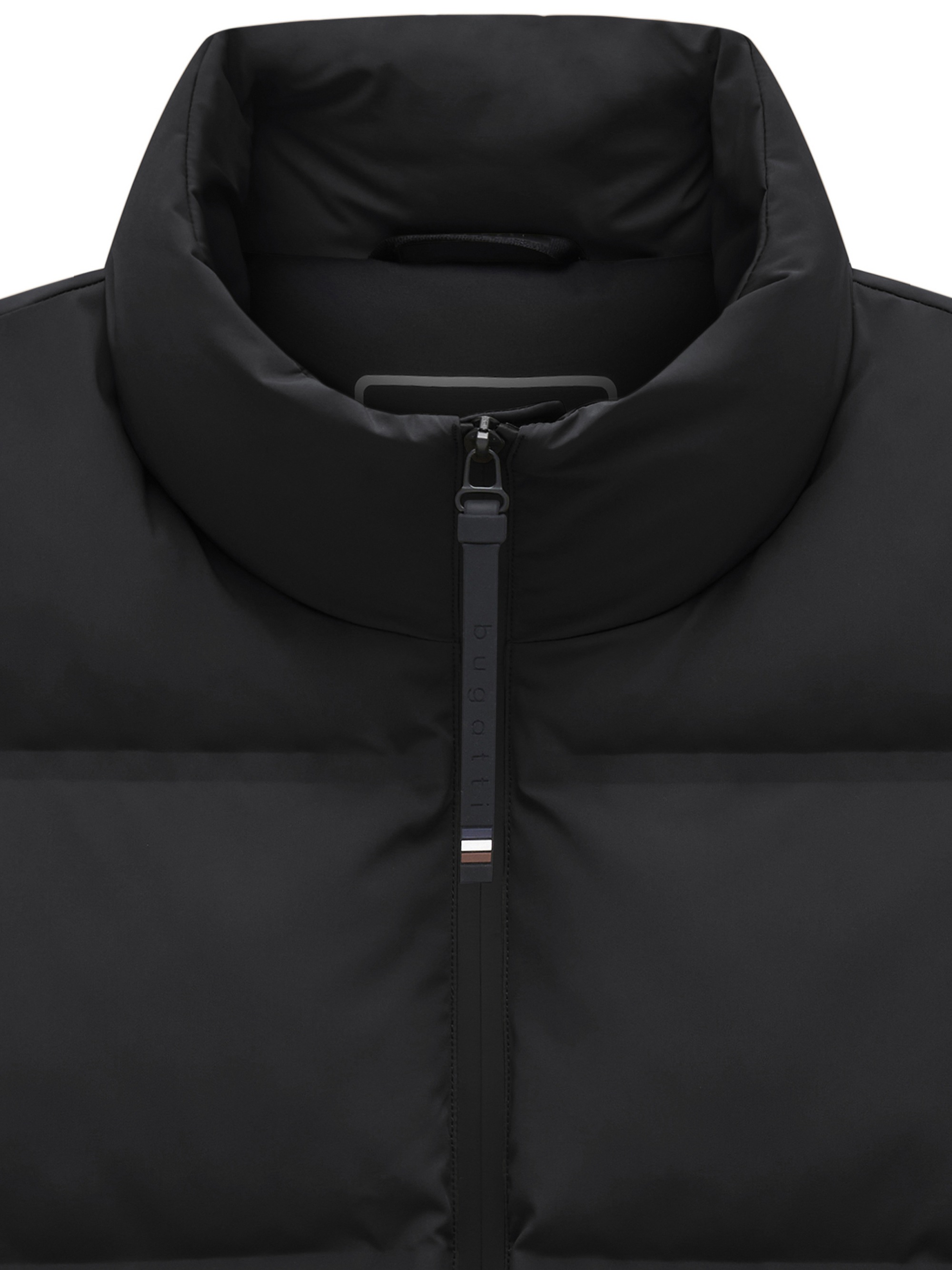 bugatti Strickweste »Regular Fit« Regular Fit Stretch Steppweste Stehkragen