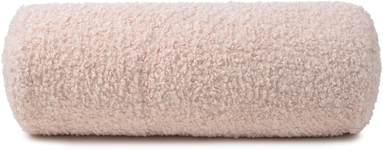 Nackenrolle GÖZZE, B:60cm H:19cm L:20cmcreme, Polyester, Funktionskissen, "Curly Kissenrolle Rolf"