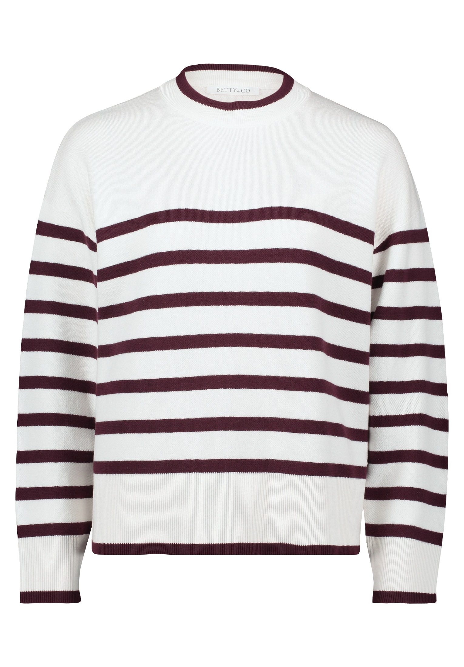 Betty&Co Strickpullover "Damen mit Streifen", 1 Stk. günstig online kaufen