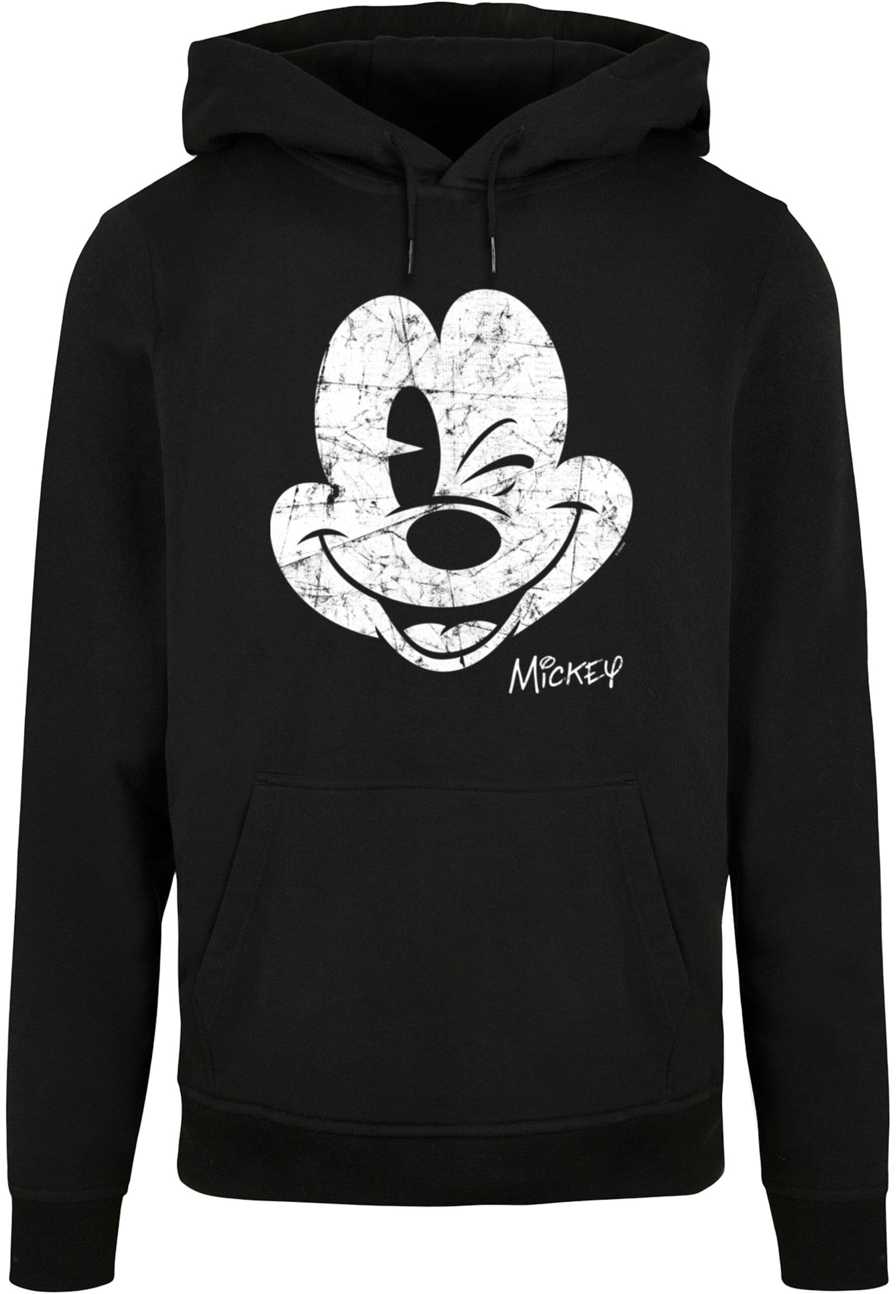 ABSOLUTE CULT Kapuzensweatshirt "ABSOLUTE CULT Herren Mickey Mouse - Distressed Hoody"