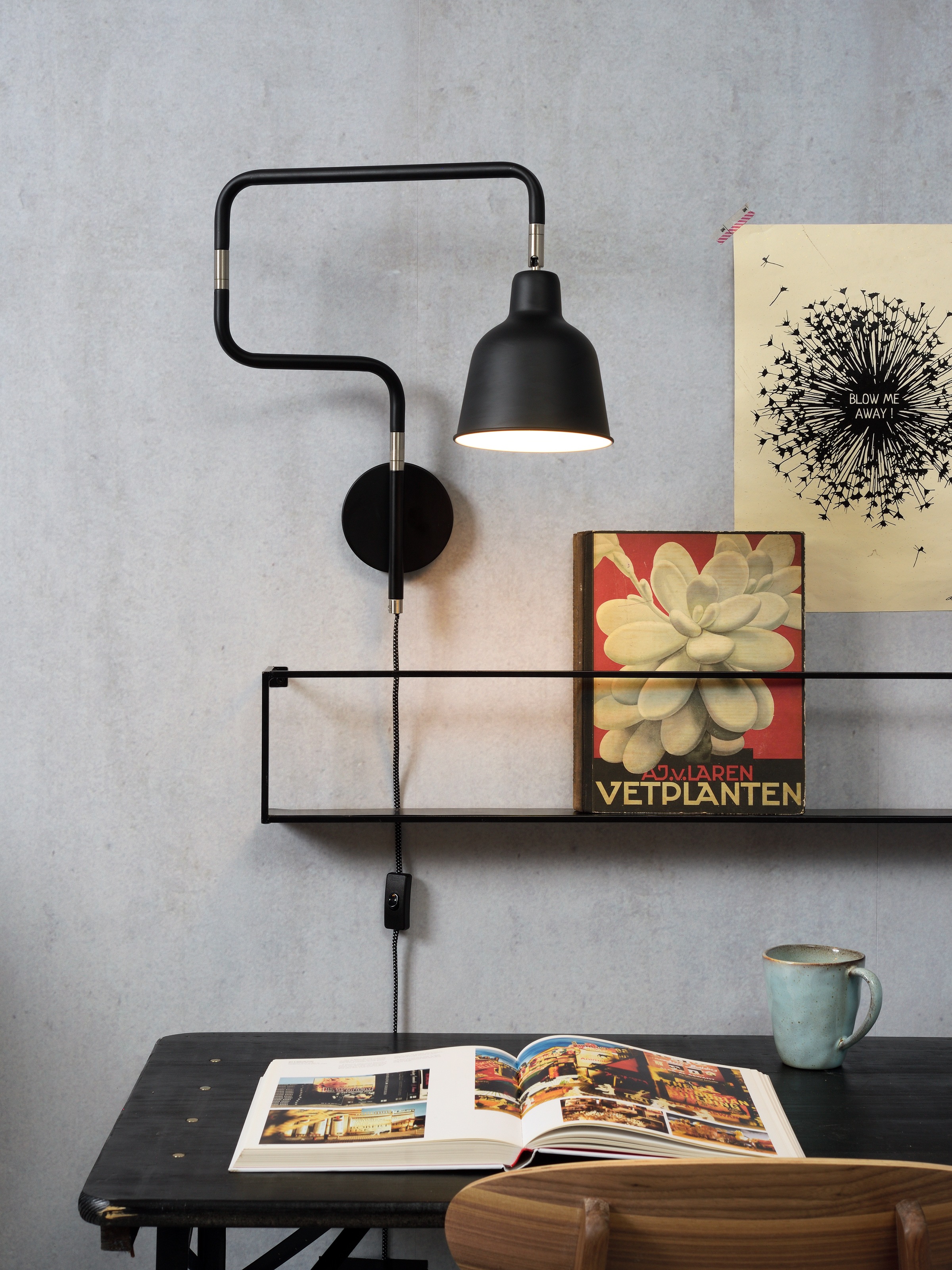 it's About RoMi Wandleuchte »London«, 1 flammig, Leuchtmittel E27 | ohne Leuchtmittel
