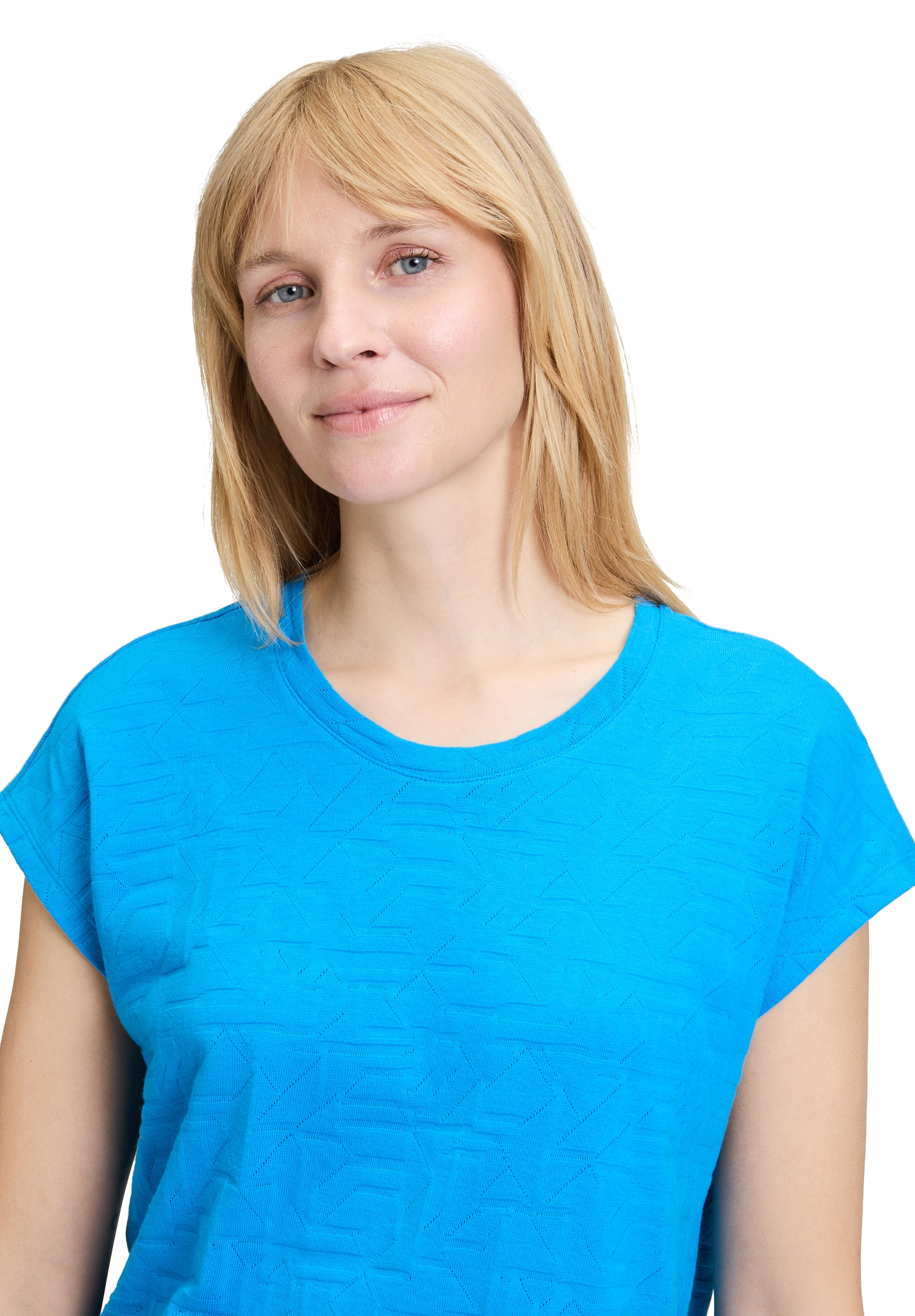 Betty Barclay Kurzarmshirt »Betty Barclay Strukturshirt mit Tunnelzug«, (1 tlg.), Material