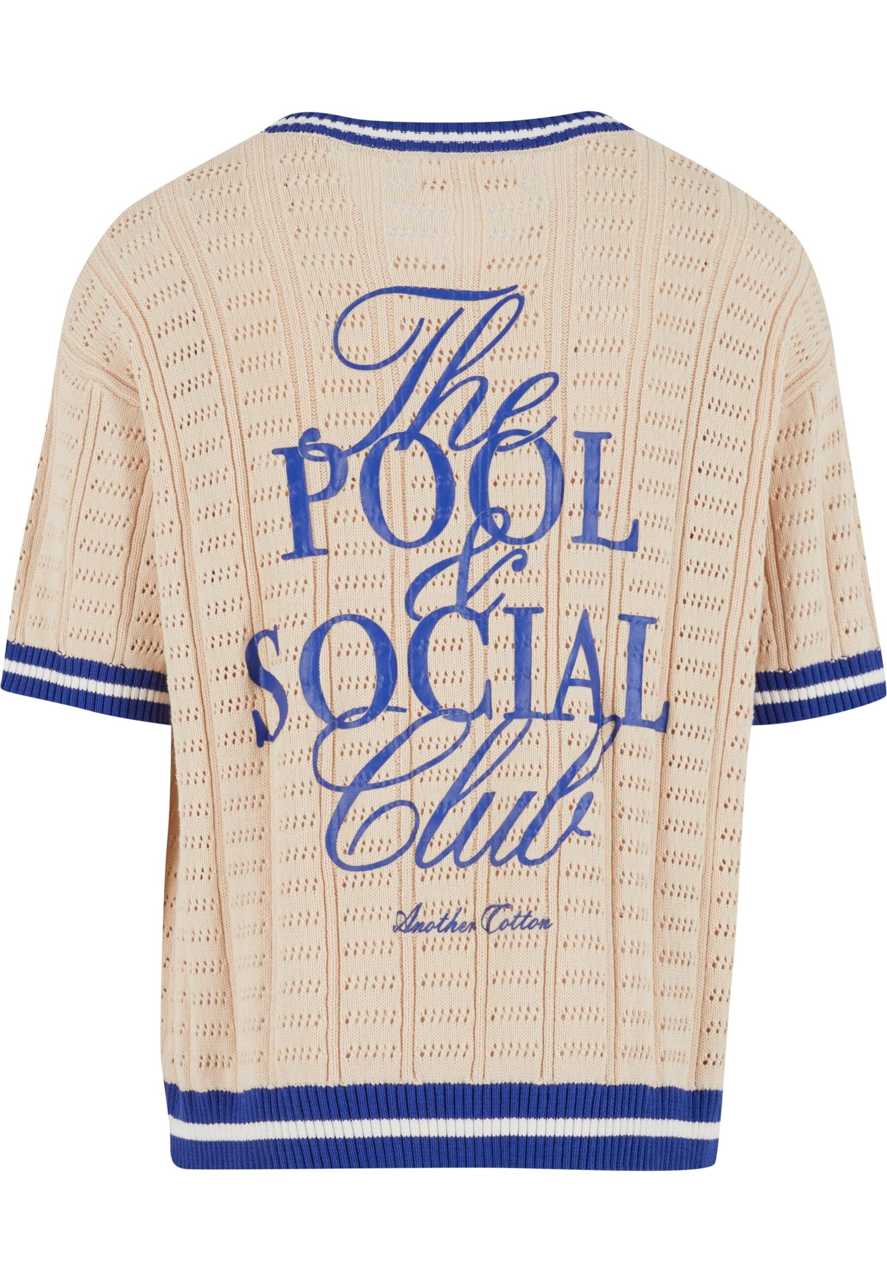 Another Cotton Lab T-Shirt »Another Cotton Lab Pool&Social Club Knit Tee«, (1 tlg.)
