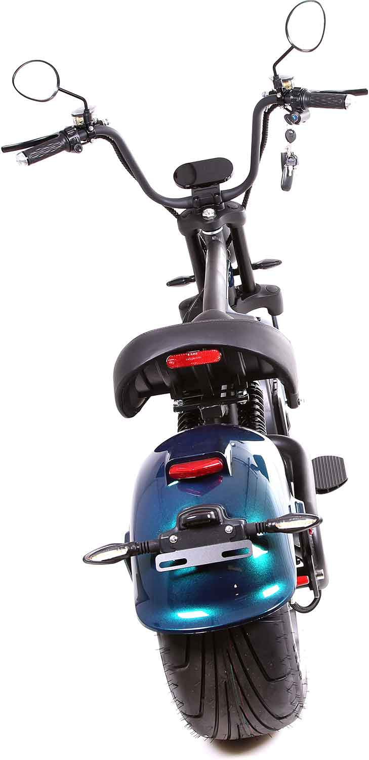 SXT Scooters E-Motorroller »SXT Grizzy«, bis zu 70 km Reichweite, mit Straßenzulassung und integr. Alarmanlage