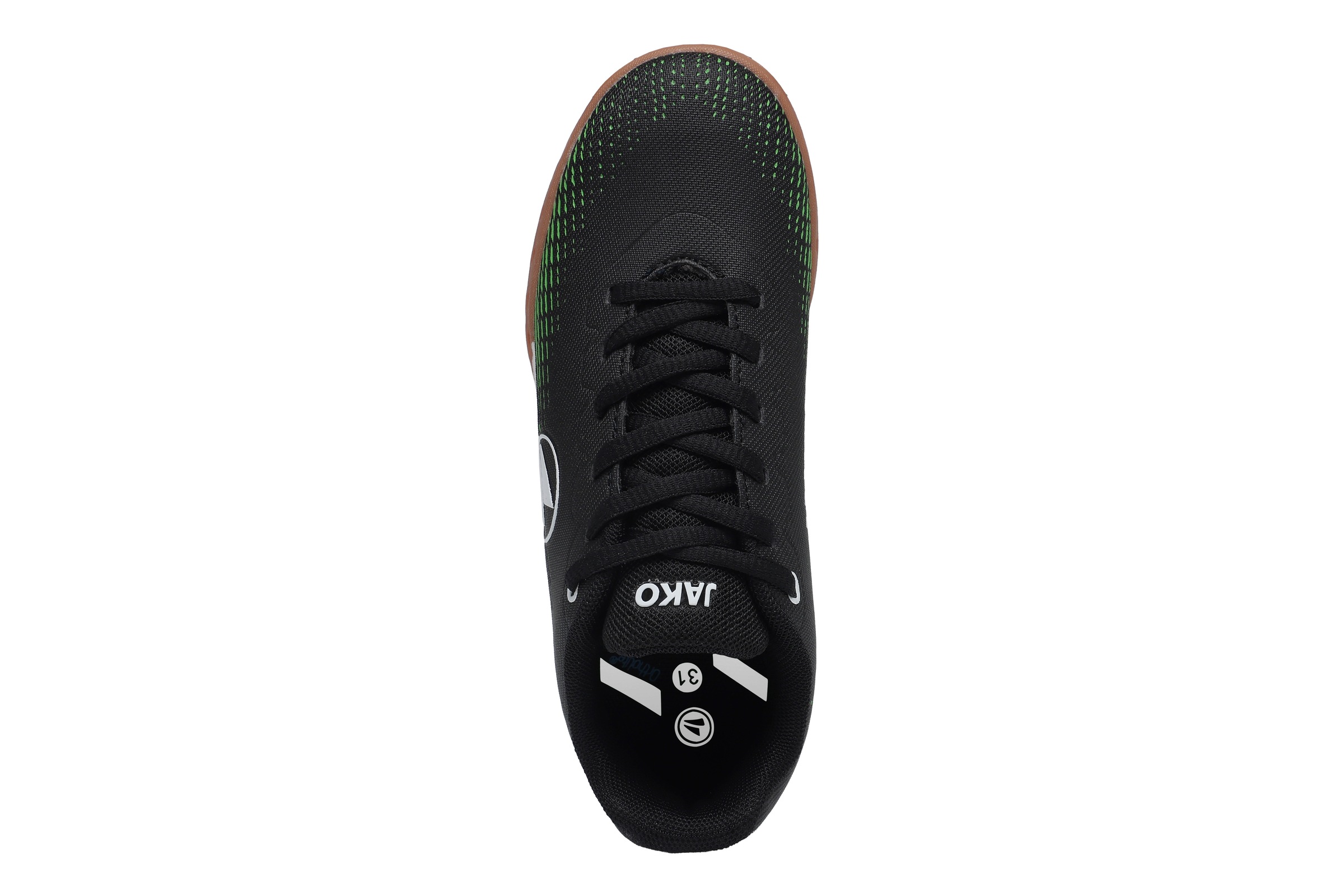 Indoorschuh JAKO "J-SI SKILL", Mädchen, Gr. 33, neon grün, jet schwarz, Synthetik, Schuhe, Hallenschuh, Sportschuhe 3