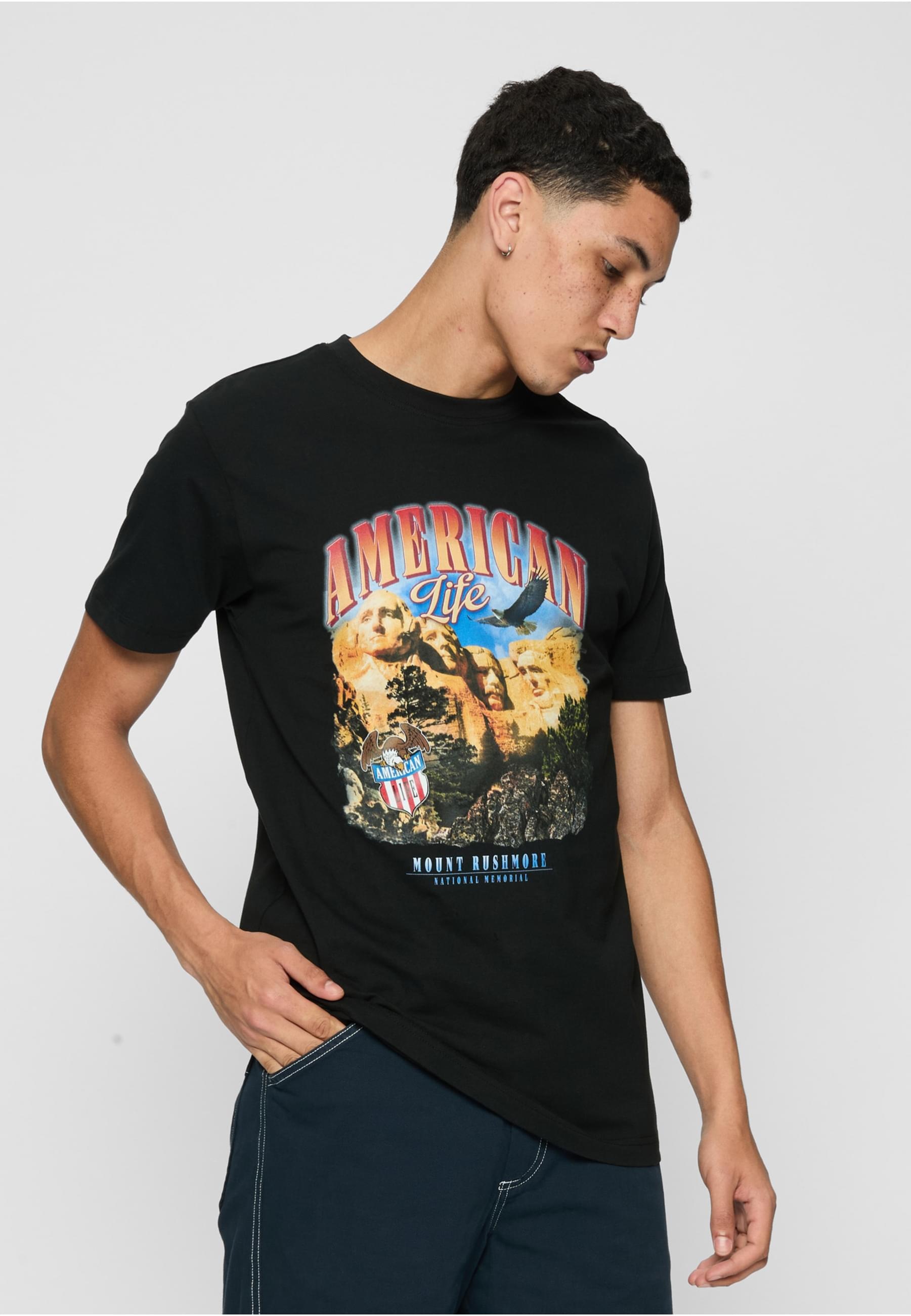 MisterTee T-Shirt »MisterTee Herren American Life Mount Roushmore Tee«, (1 tlg.)