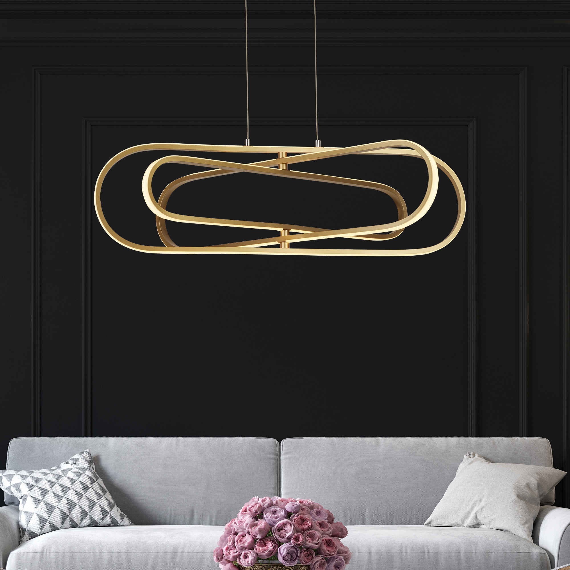 Searchlight LED-Hängeleuchte »Hängeleuchte Clip, 1-flammig«, 1 flammig, Leuchtmittel LED-Modul | LED fest integriert, Minimalistisches Ambiente