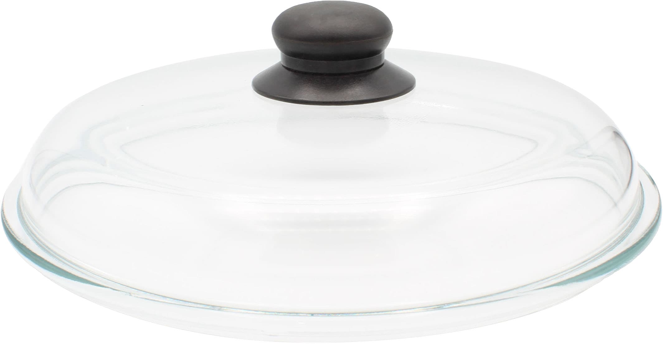 Krüger Deckel "Glasdeckel Brilliant mit Kunststoffknopf" hitzebeständig bis günstig online kaufen