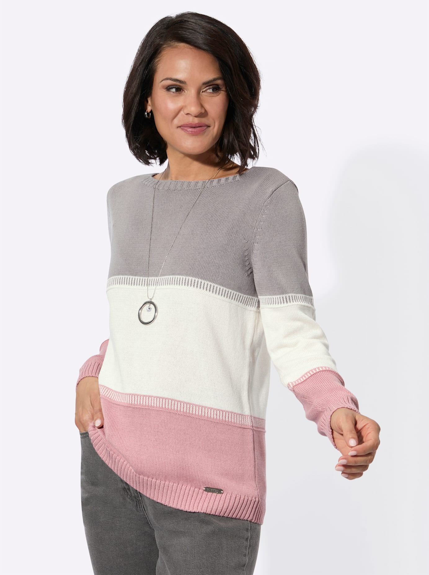 Casual Looks Strickpullover »Rundhals-Pullover«