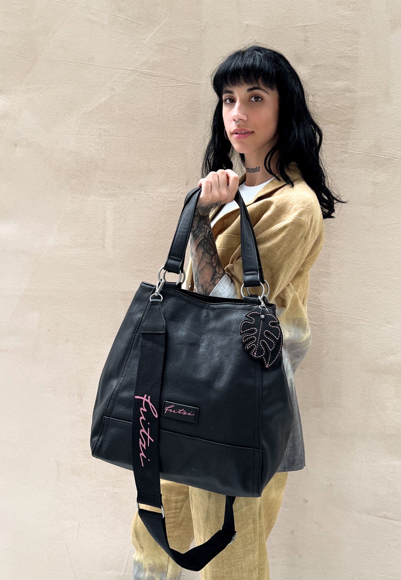 Fritzi aus Preußen Schultertasche »Eco Joy01«, aus veganen und recycelten Materialien