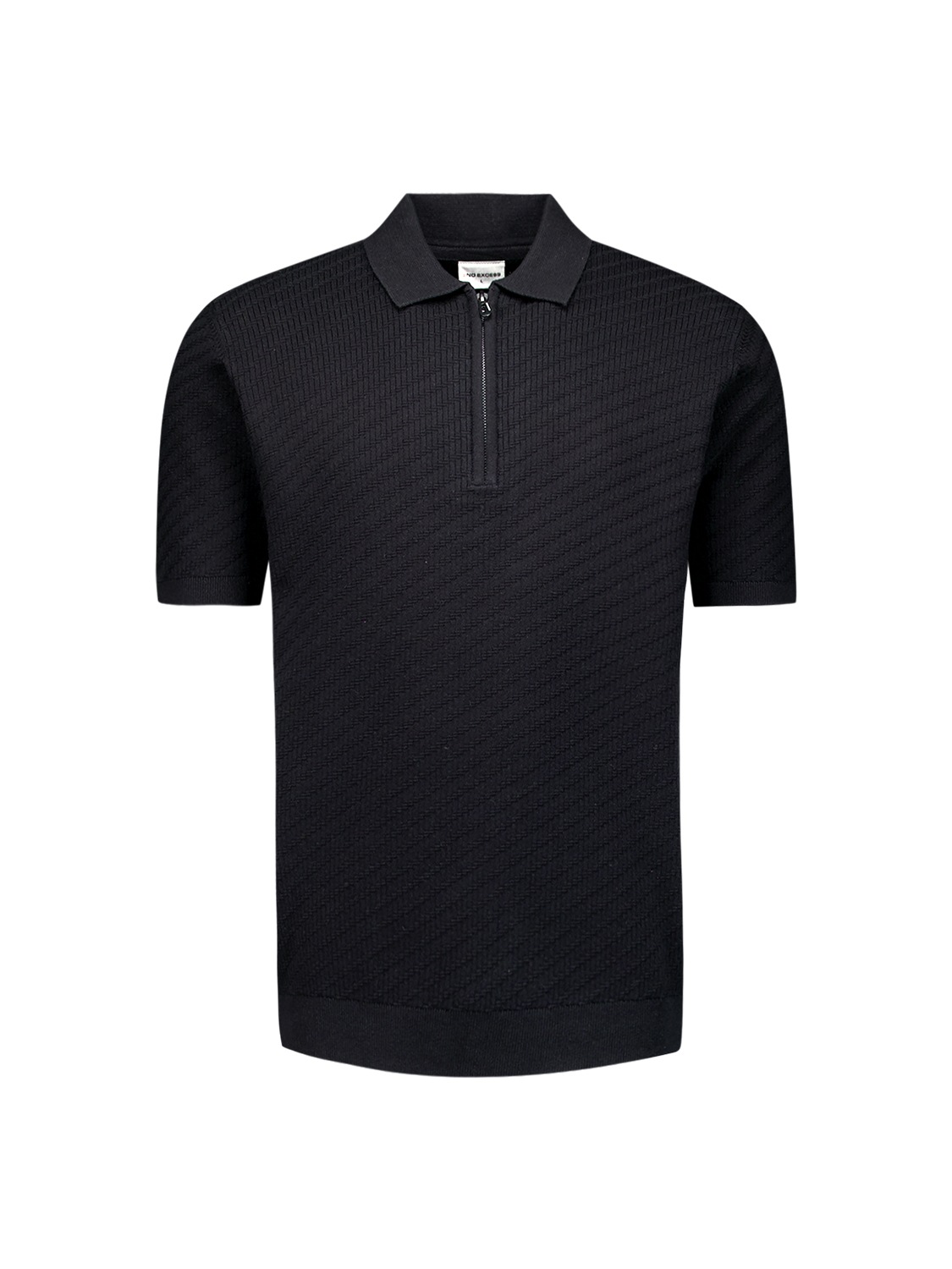 NO EXCESS T-Shirt »No Excess Half-Zip-Strickpolo«