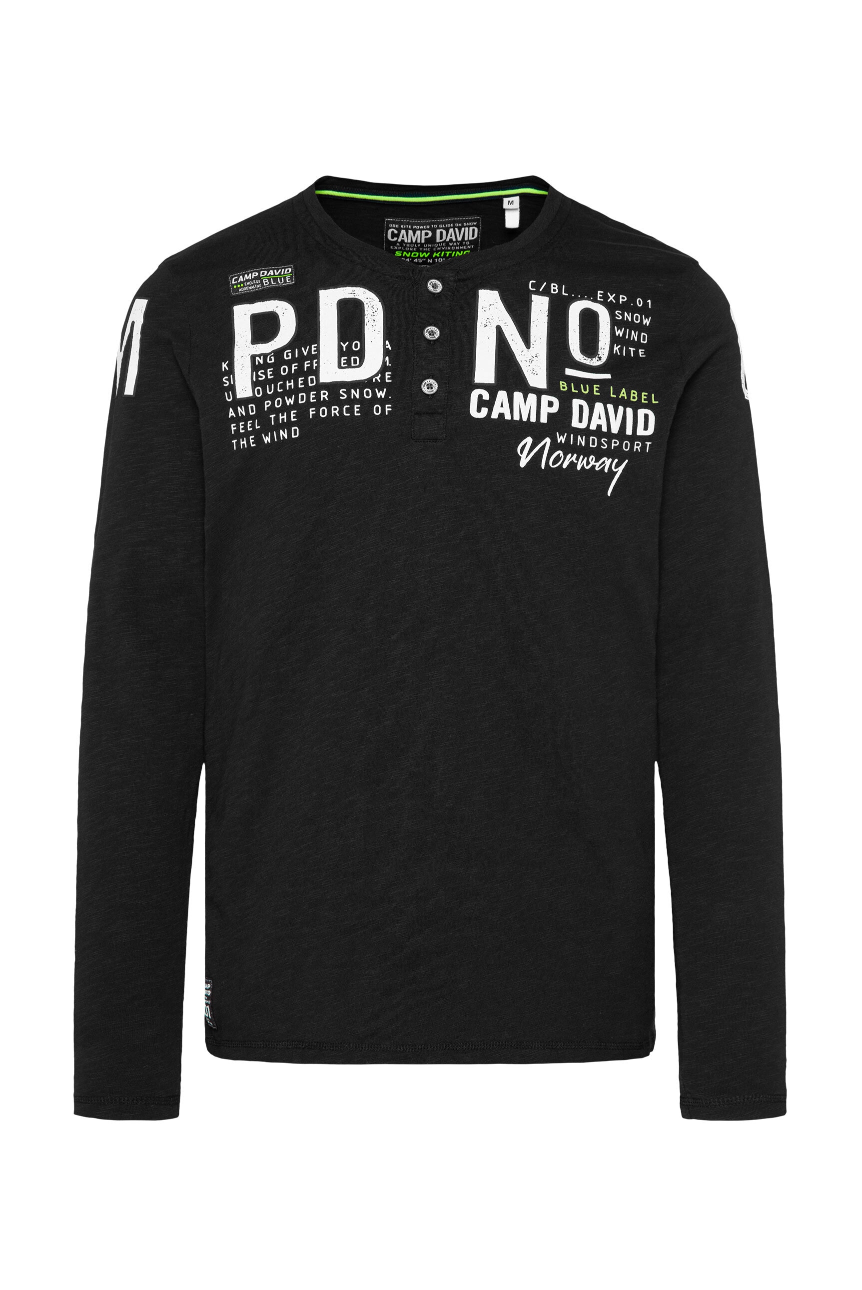 CAMP DAVID Henleyshirt, aus Baumwolle günstig online kaufen