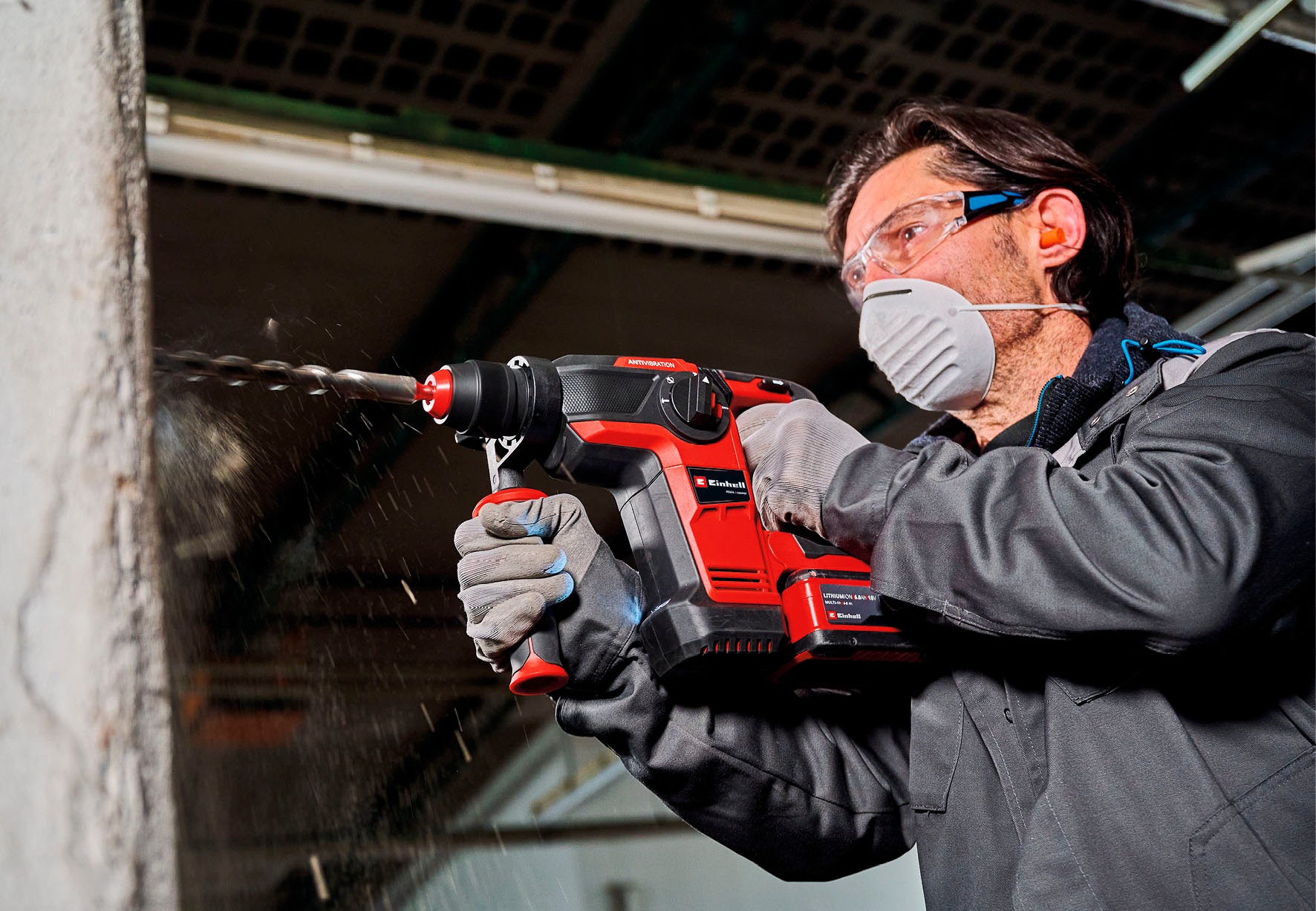 Einhell Akku-Bohrhammer »TP-HD 18/26 Li BL - Solo«, Power X-Change, ohne Akku und Ladegerät, Inkl. Aufbewahrungskoffer