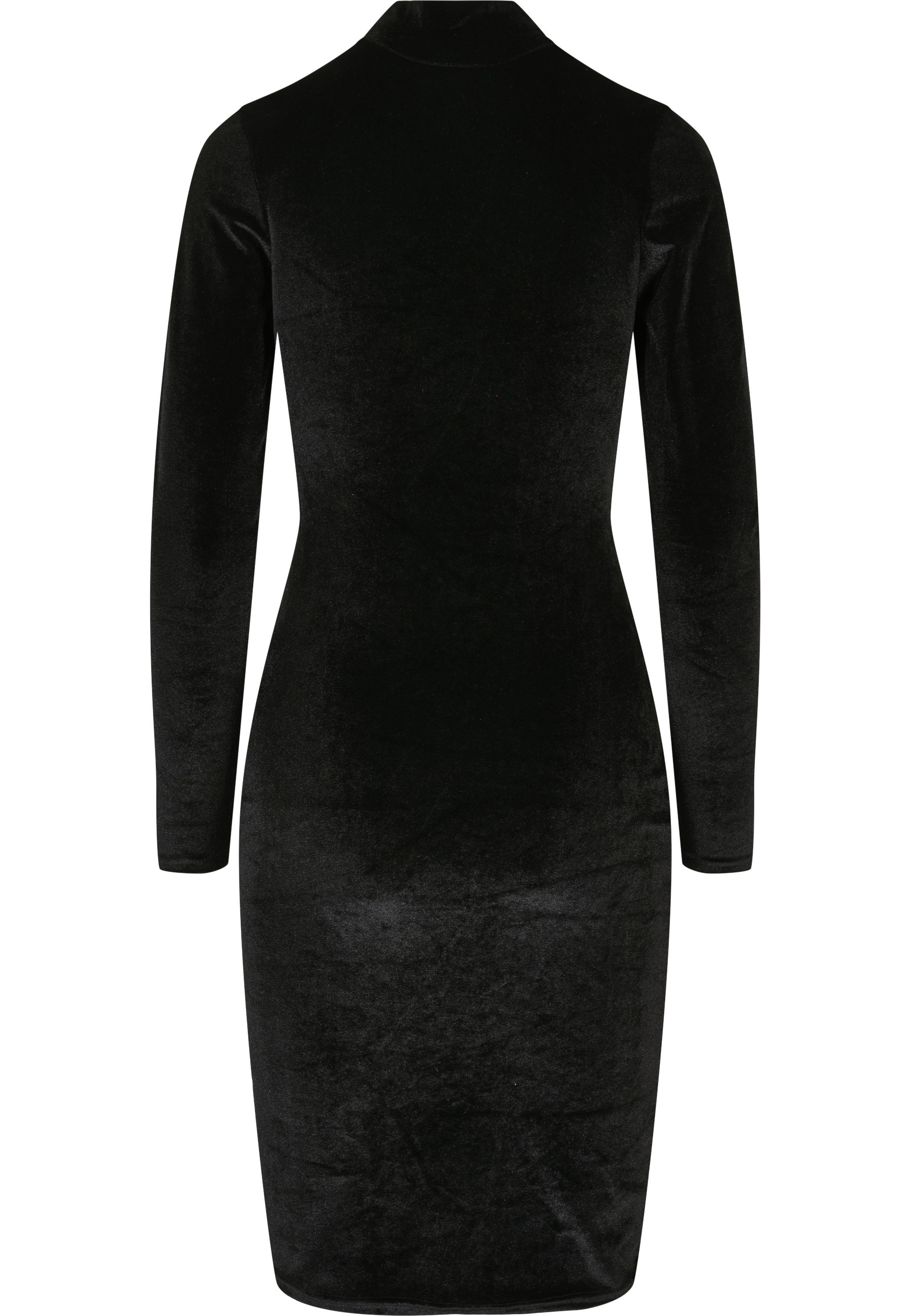 URBAN CLASSICS Shirtkleid "Urban Classics Damen Ladies Velvet Turtle Neck D günstig online kaufen