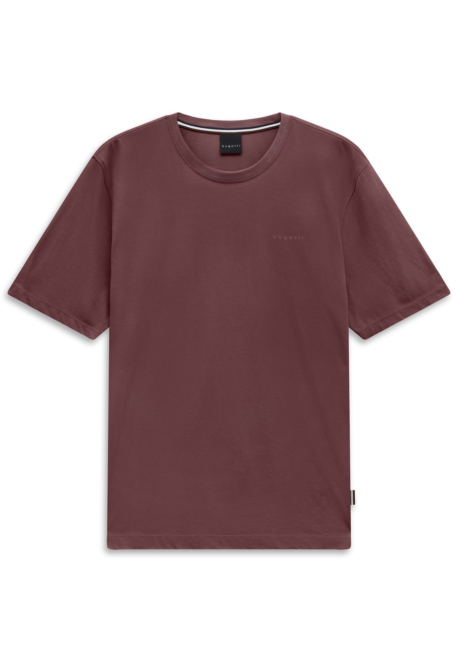 bugatti T-Shirt "Modern Fit" Modern Fit Baumwolle Brustprint