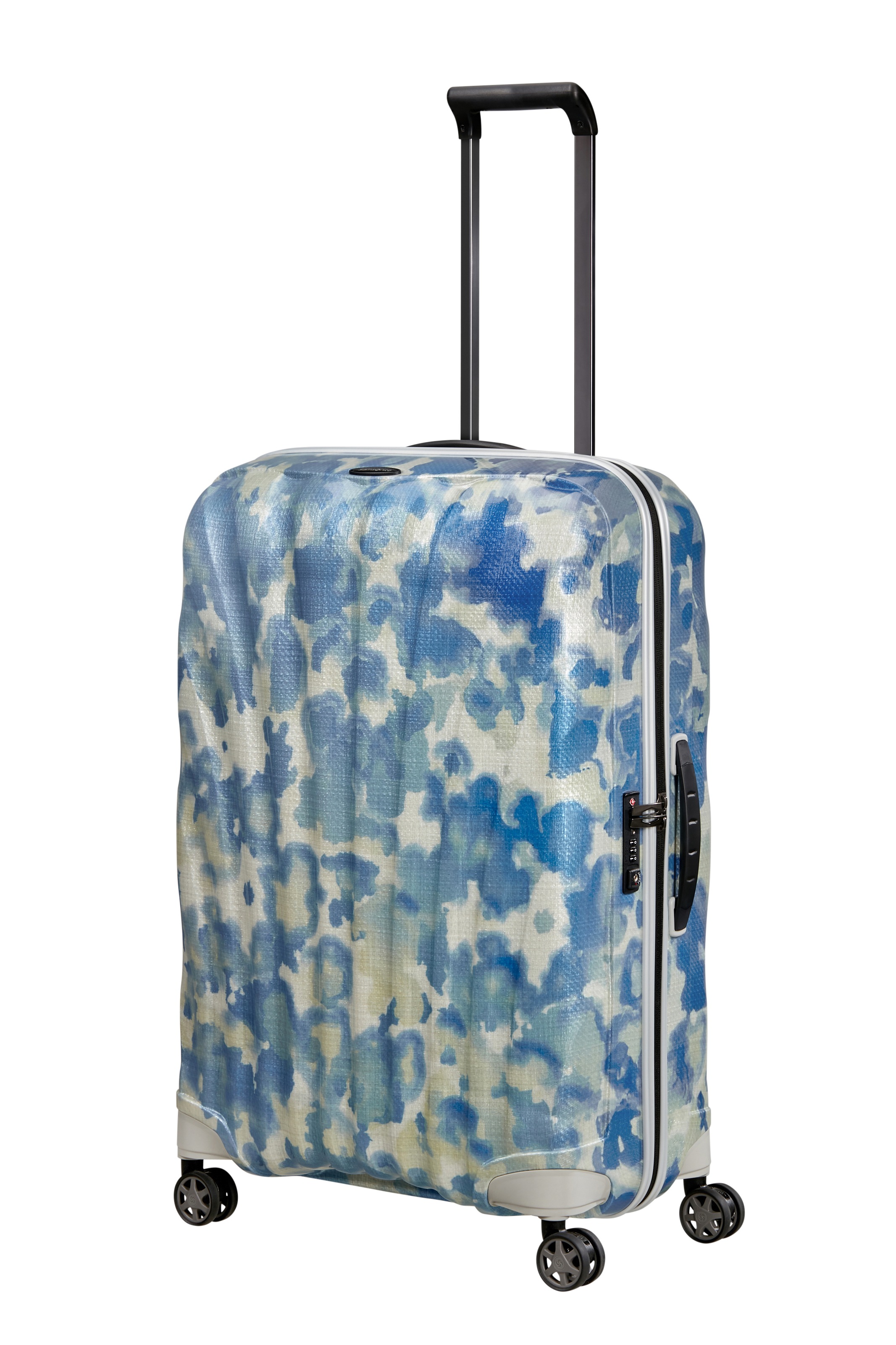 Samsonite Hartschalen-Trolley »SPINNER« 94 l Farbedition "Drifted Clouds", Curv-Material, mind. 95% recyceltes PET