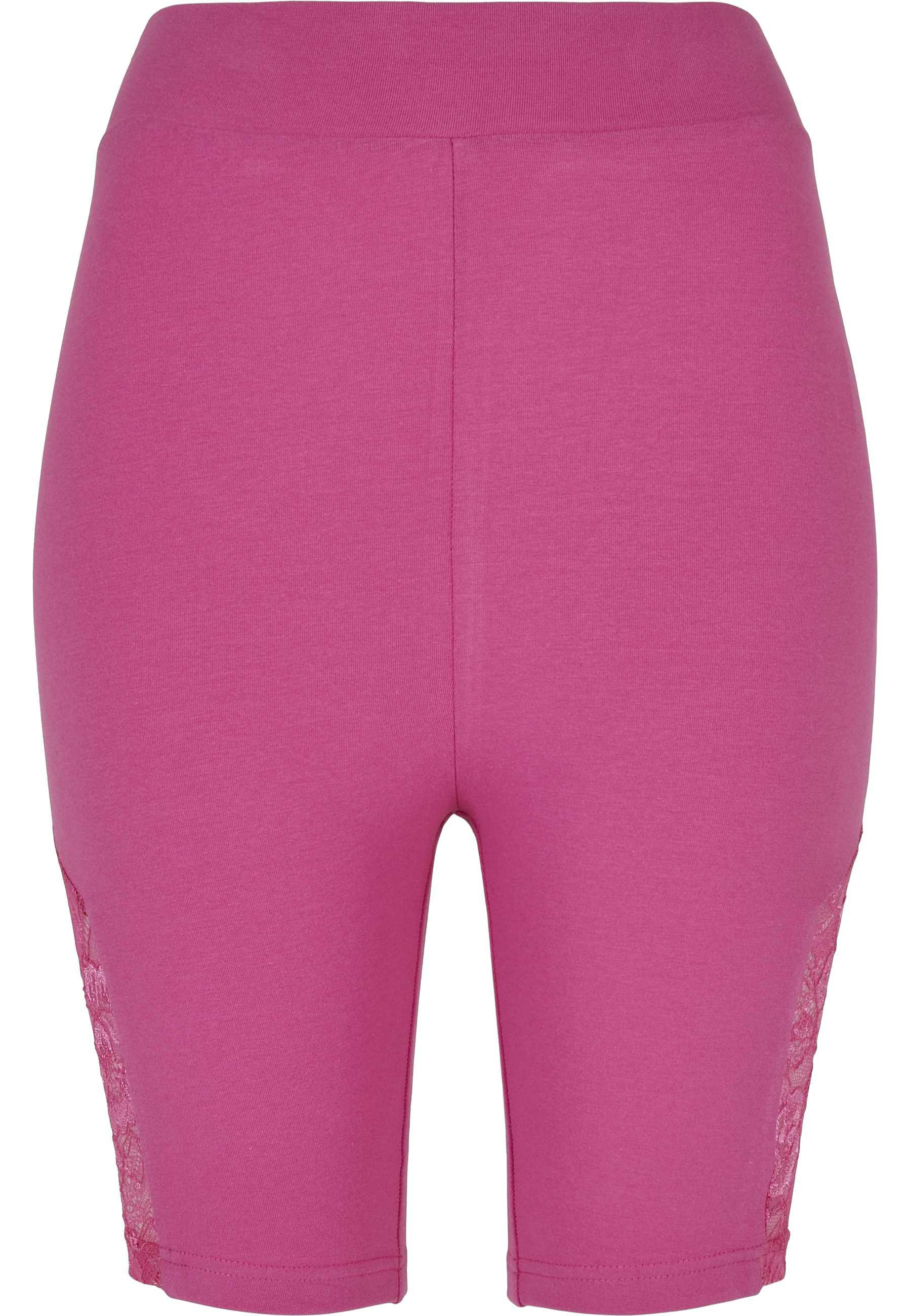 URBAN CLASSICS Fahrradhose "Urban Classics Damen Ladies High Waist Lace Inset Cycle Shorts"