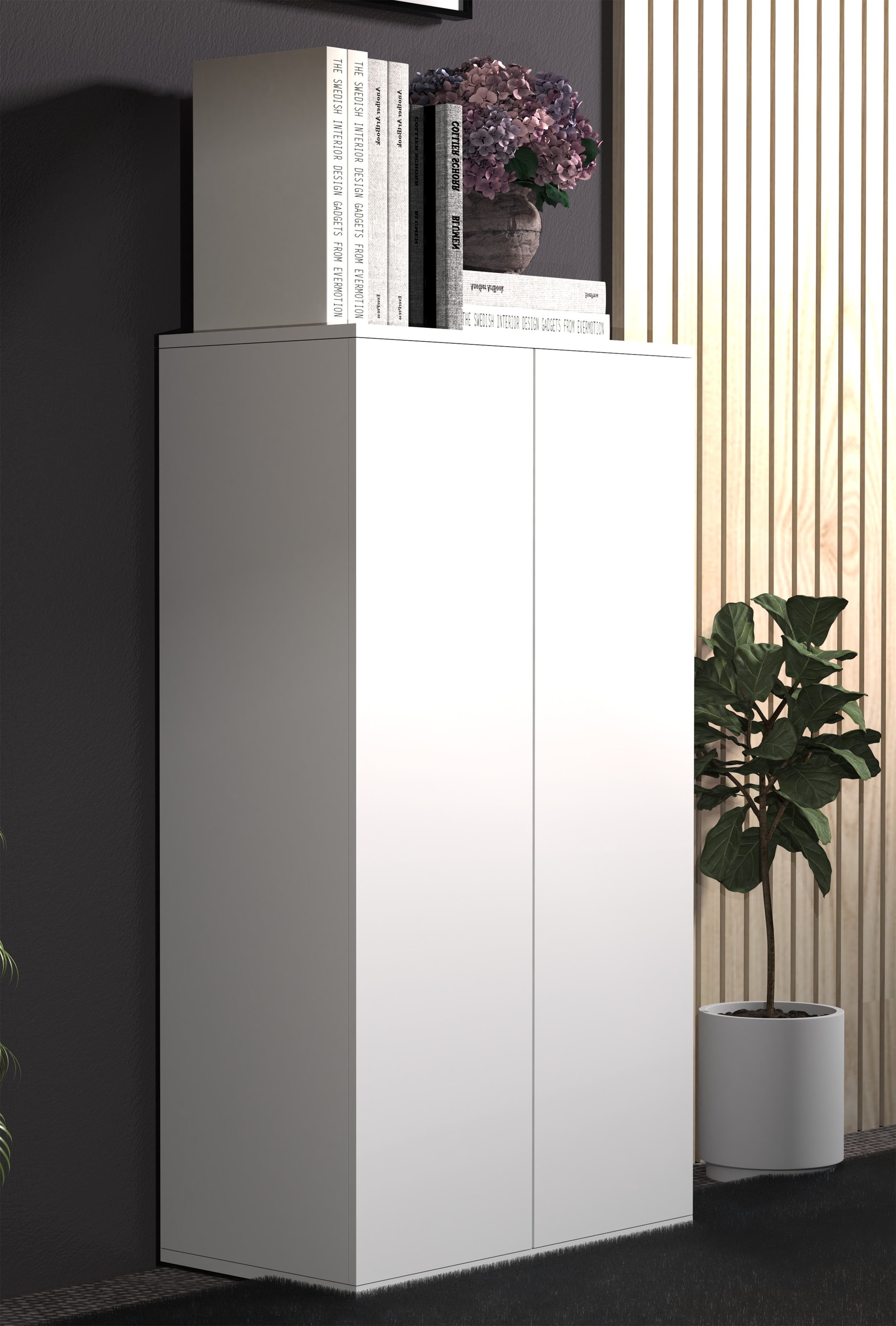VCM Kommode »Holz Kommode Sideboard Anrichte Dalosa 3 Drehtüren«