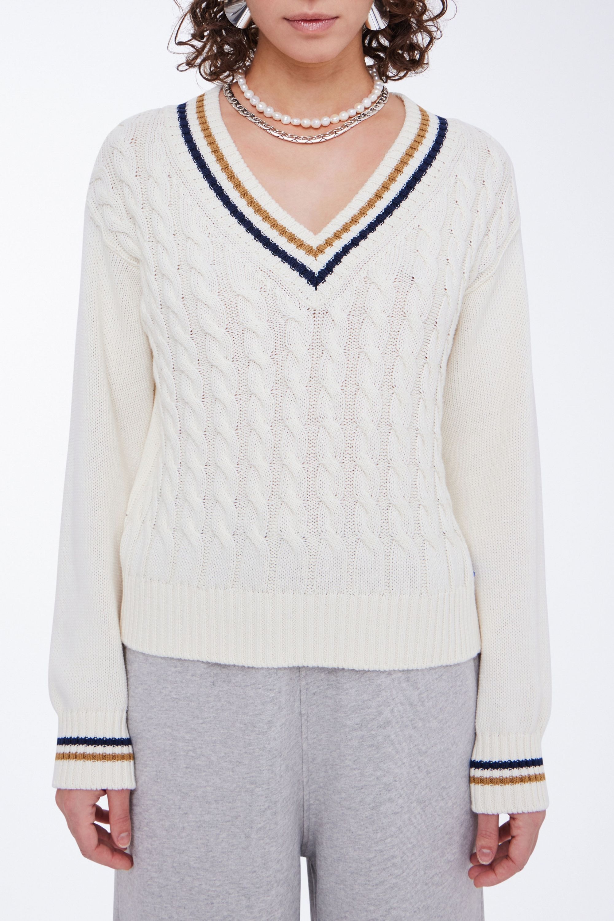 BALL Strickfleece-Pullover »Strickpullover BAFIRANZE V NECK«