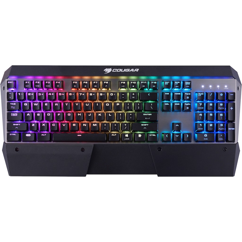 Cougar Gaming-Tastatur »Attack X3 RGB«, Cherry MX Silber