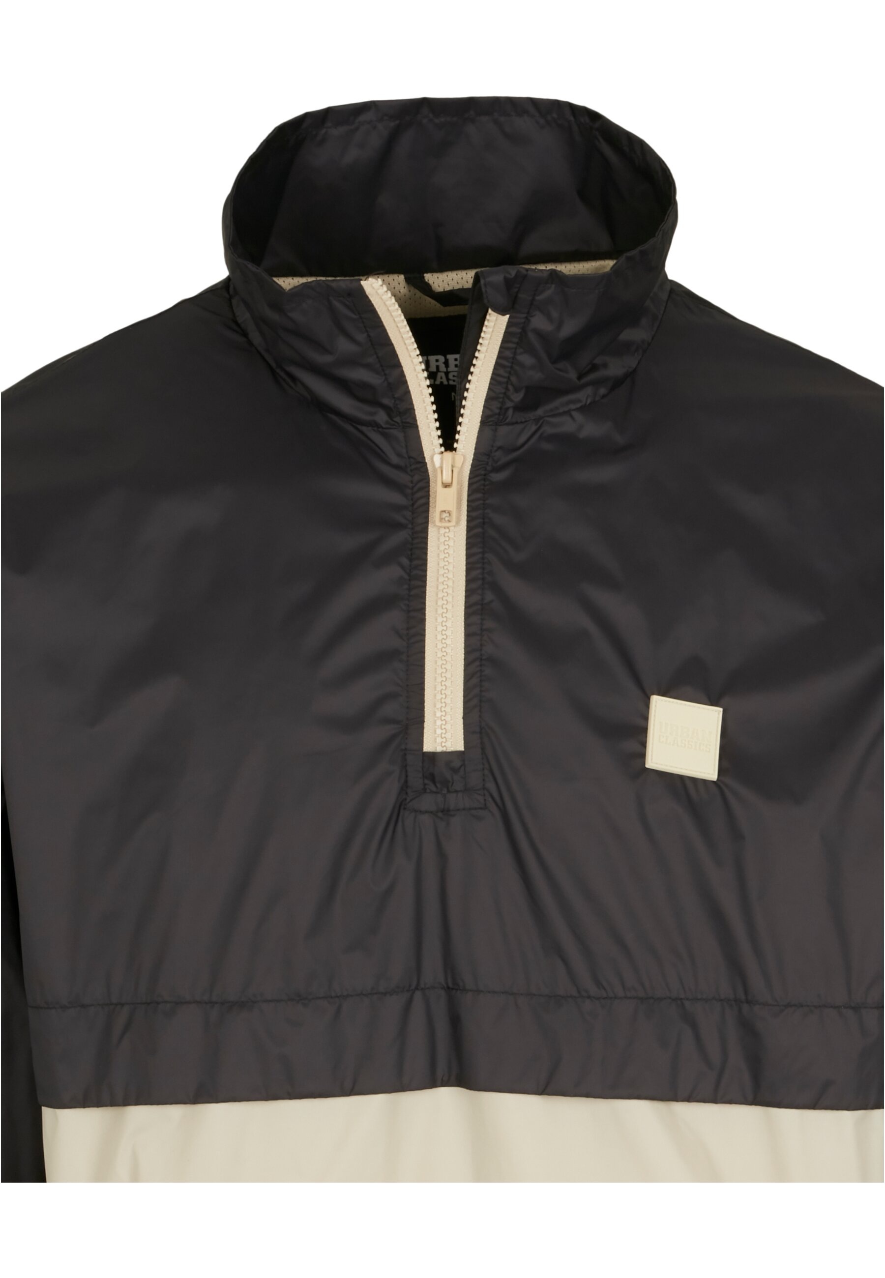 URBAN CLASSICS Allwetterjacke »Urban Classics Herren Stand Up Collar Pull Over Jacket«, (1 St.), ohne Kapuze