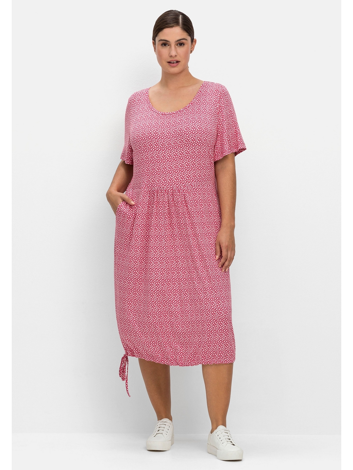 Sommerkleid Für Damen In Großen Größen – A-Linie, Lang, Leicht & Luftig Mit Gürtel, Für Strand Und Alltag