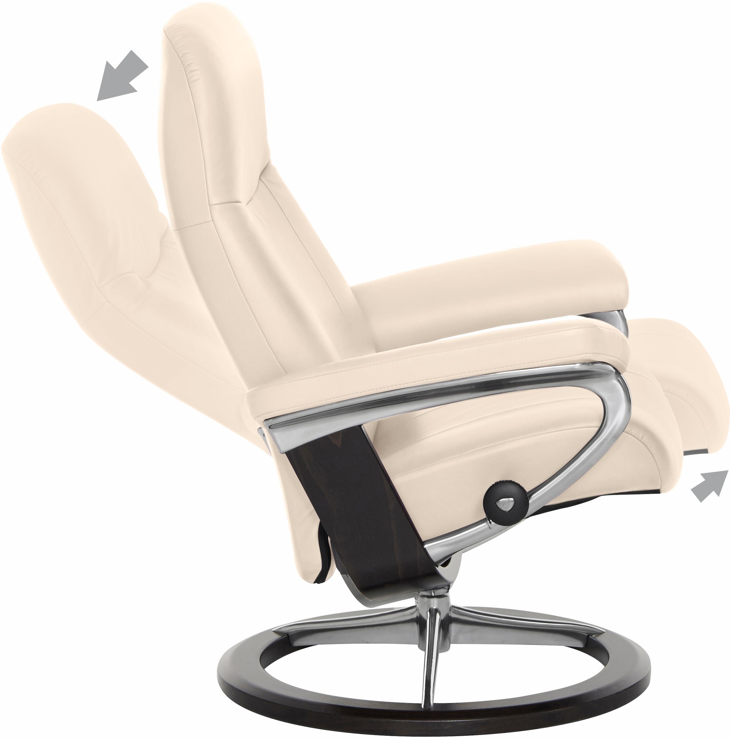 | Stressless® (Set), Base, BAUR »Garda«, Relaxsessel Signature Größe Gestell Wenge M, mit