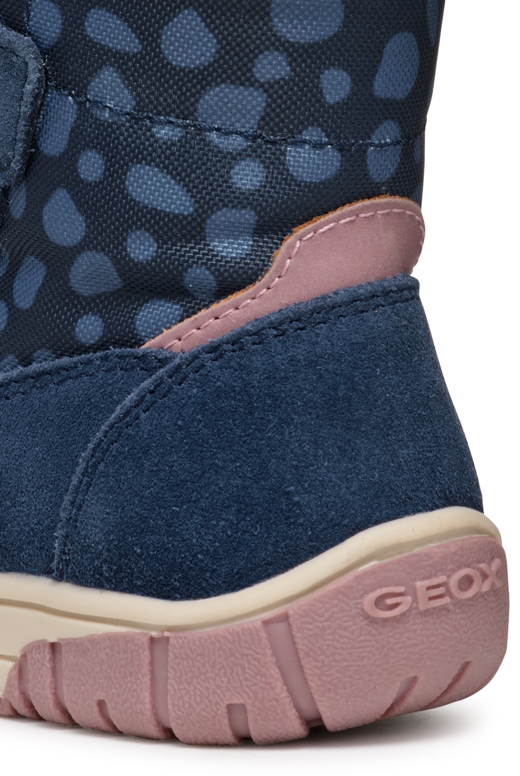 Geox Winterboots »B OMAR GIRL WPF«, Klettstiefel, Babystiefel Winterstiefel mit schönem Muster