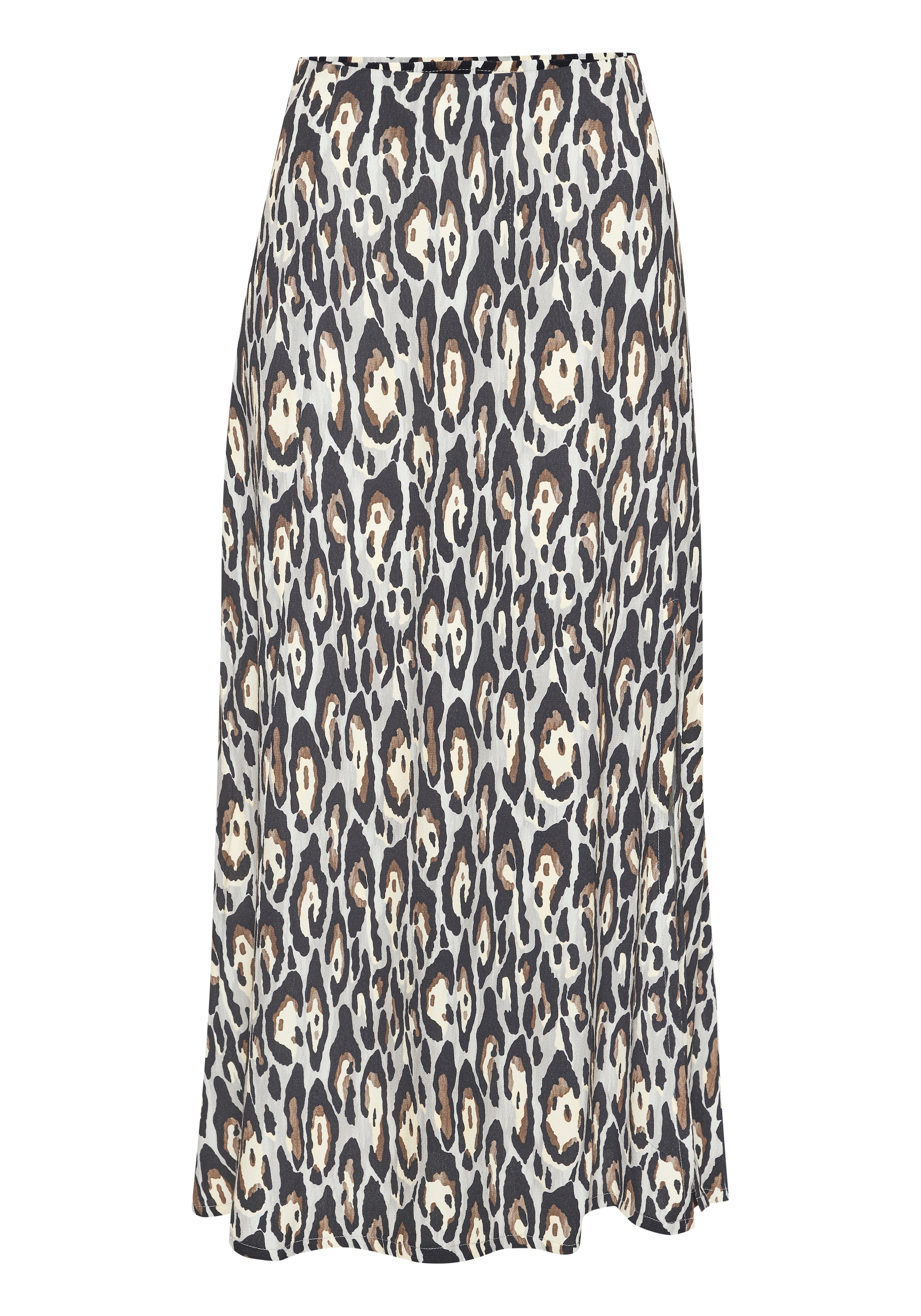 LASCANA Midirock mit Alloverdruck, Sommerrock aus Webware