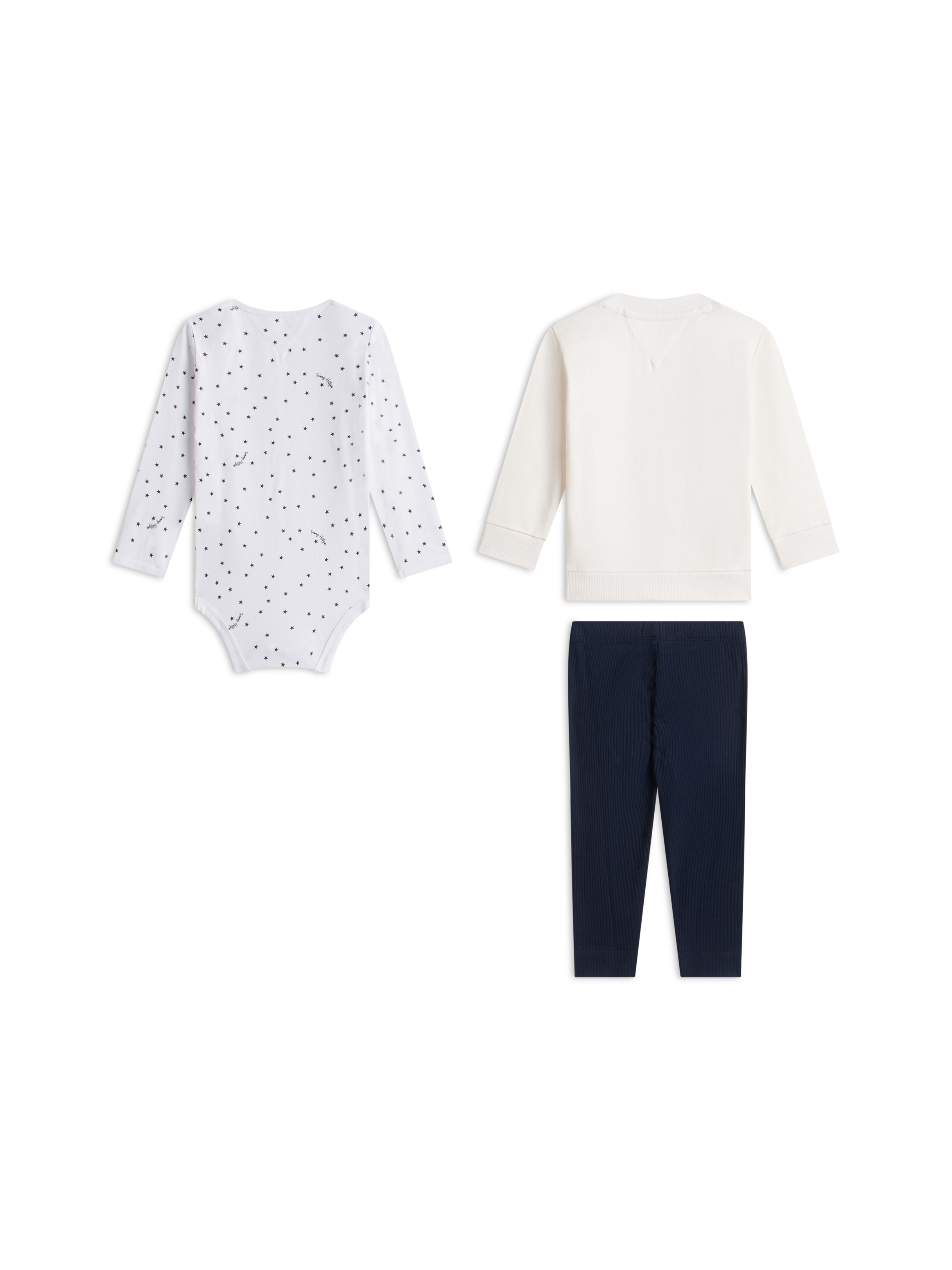 Tommy Hilfiger Neugeborenen-Geschenkset Set, 3 Shirt, Body & Jerseyhose für Babys