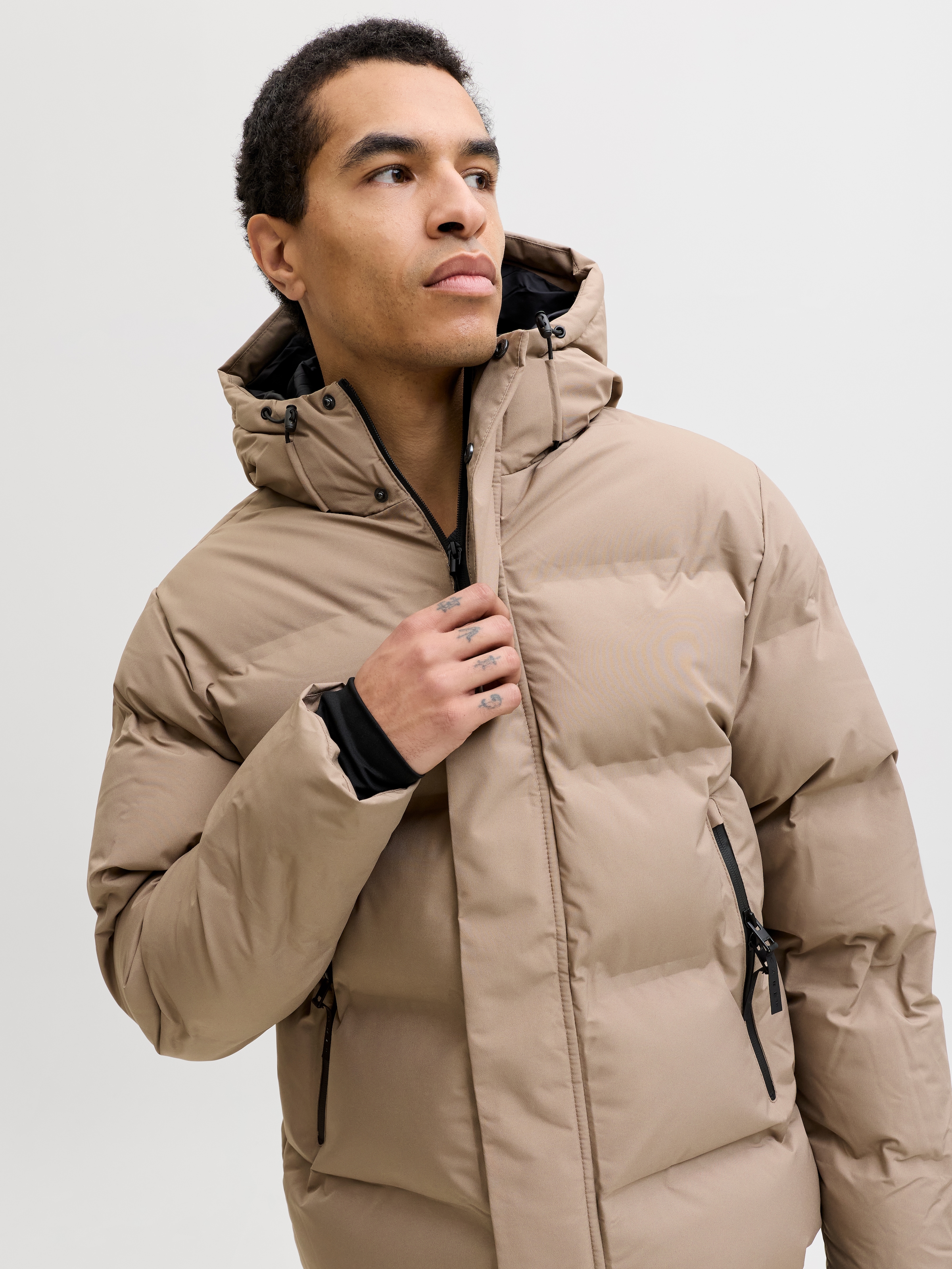 Jack & Jones Steppjacke »JCOFUSION PUFFER JACKET« mit Kapuze