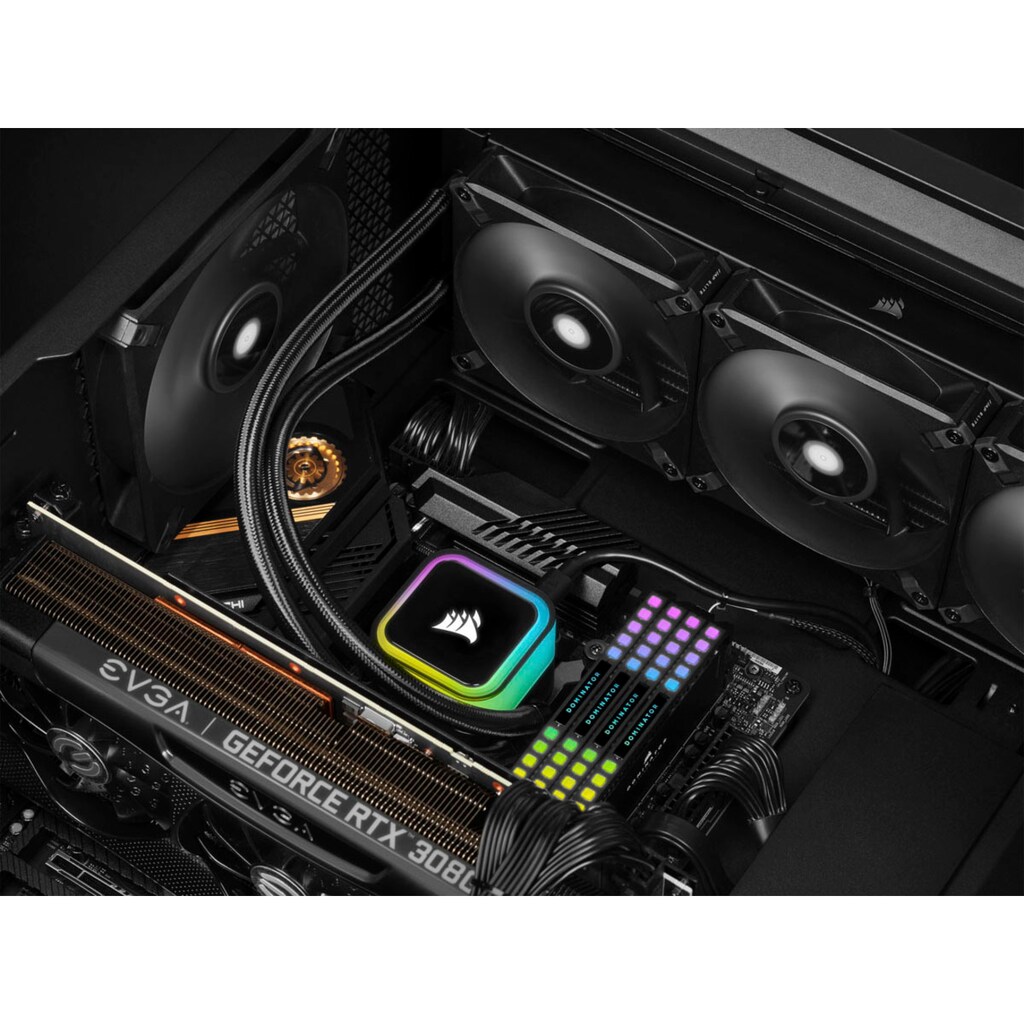 Corsair CPU Kühler »iCUE H150i RGB ELITE CPU-Flüssigkeitskühler«