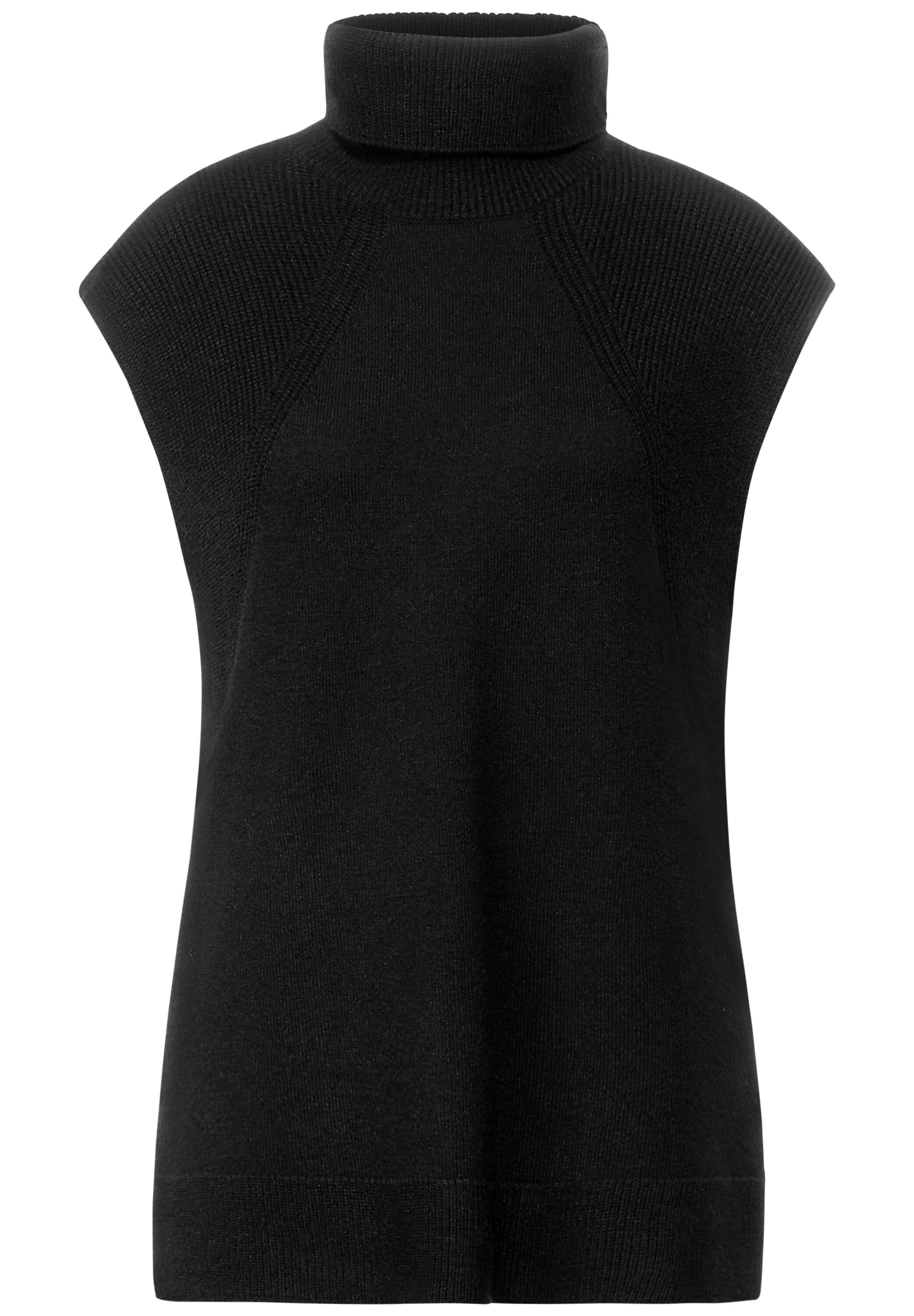 STREET ONE Rollkragenpullover, aus softem Materialmix