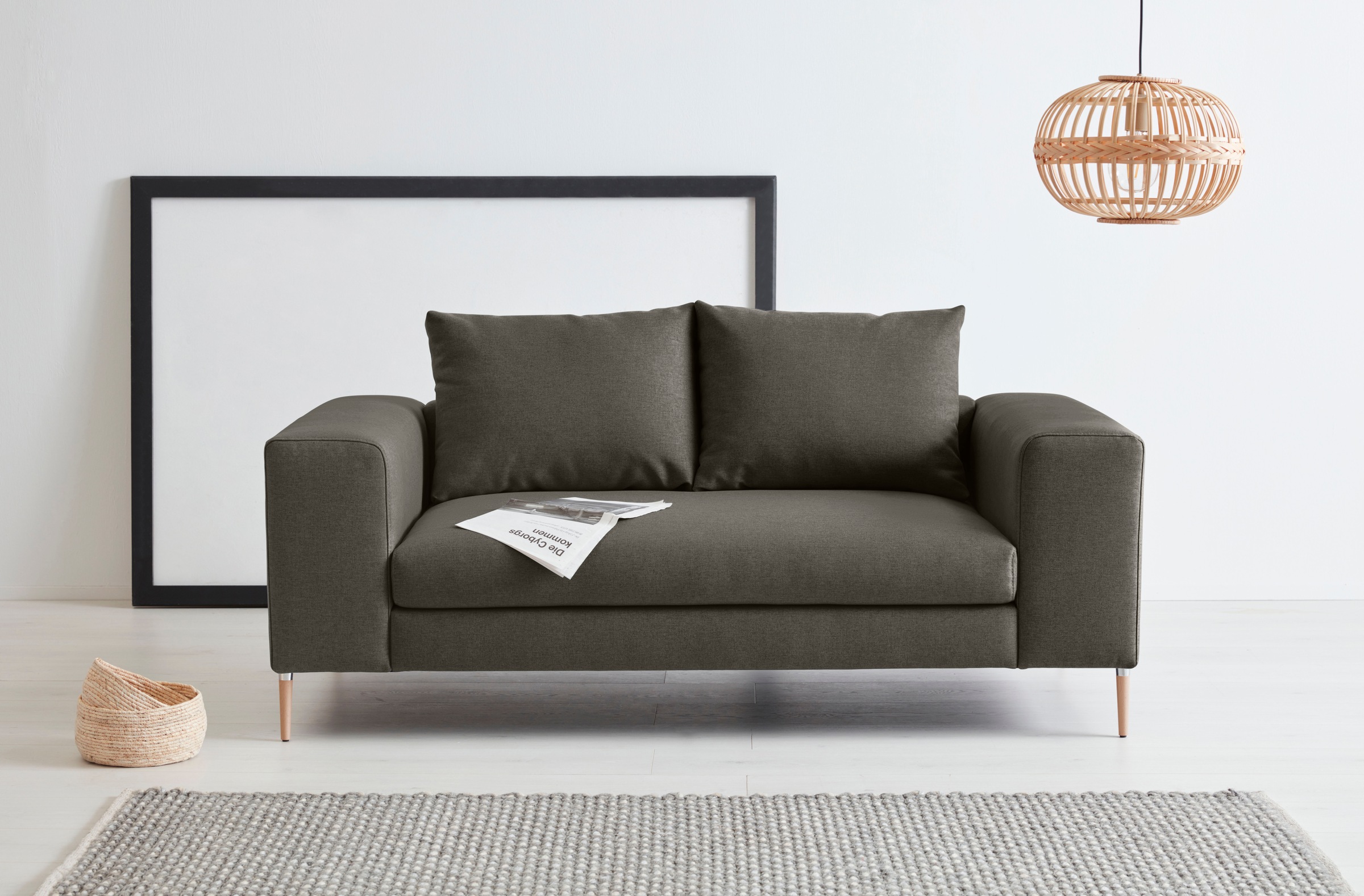 OTTO products 2-Sitzer »Finnja, softer, legerer Sitzkomfort, bequem, zeitloses Design«, mit Recycling-Bezug