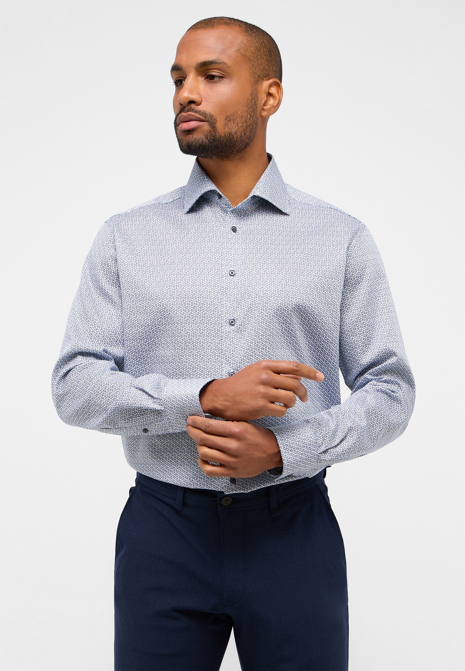 Eterna Langarmhemd "MODERN FIT", NON IRON (bügelfrei) günstig online kaufen