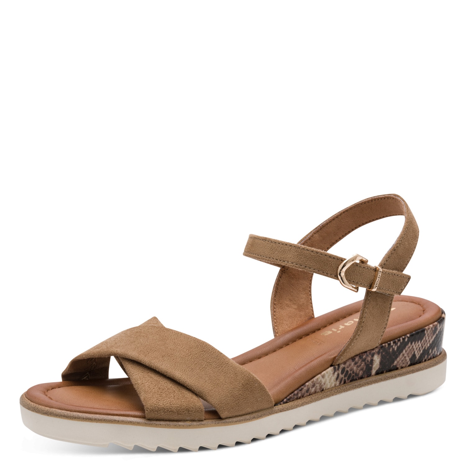 Tamaris Keilsandalette Riemchensandale, Sommerschuh in veganer Verarbeitung
