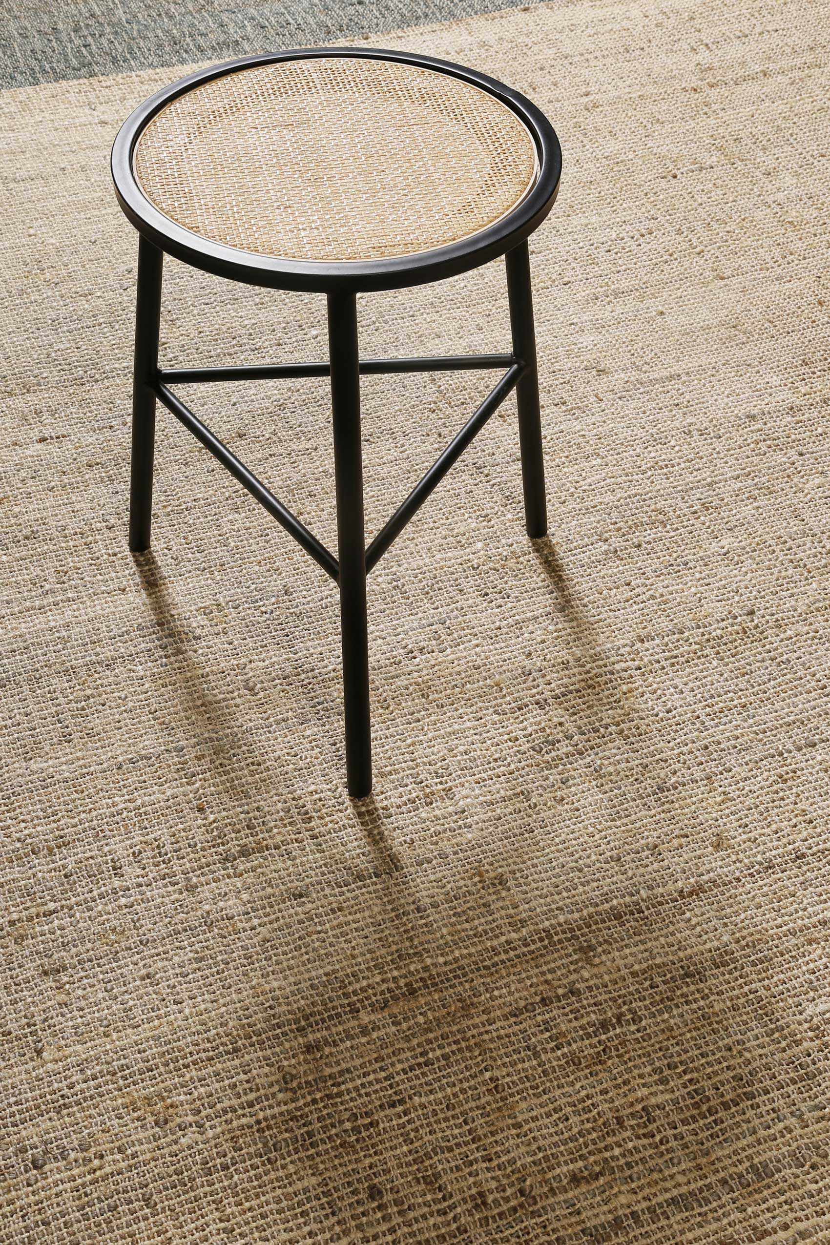 Thumbnail - Green Looop Teppich "Viktor GL-82303" rechteckig 4 mm Höhe Naturfaser Teppich aus 80% Jute 20% Baumwolle, mit Fransen, W...