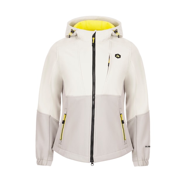 Funktion online Softshelljacke windabweisender GIORDANO by wasser- »Silvermark mit G-Motion | Teflon«, bestellen und BAUR