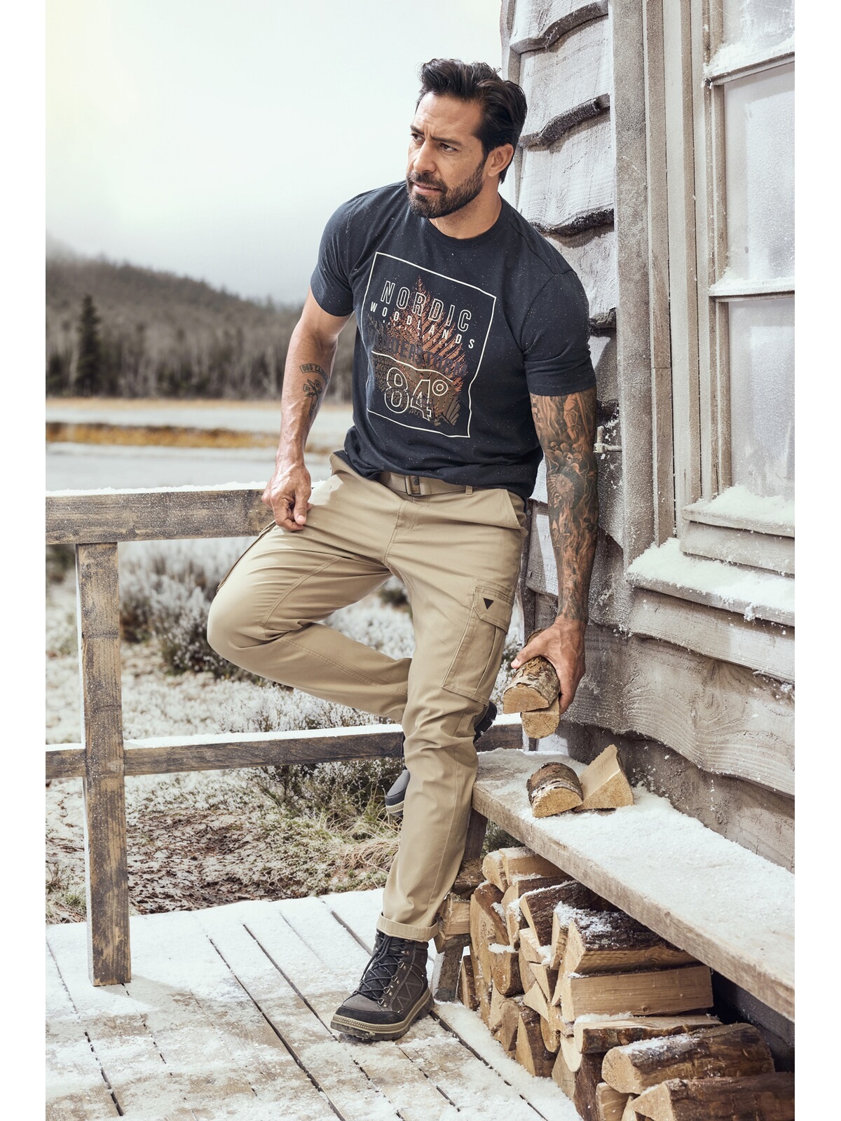 Jan Vanderstorm T-Shirt »T-Shirt KNUTVIK«