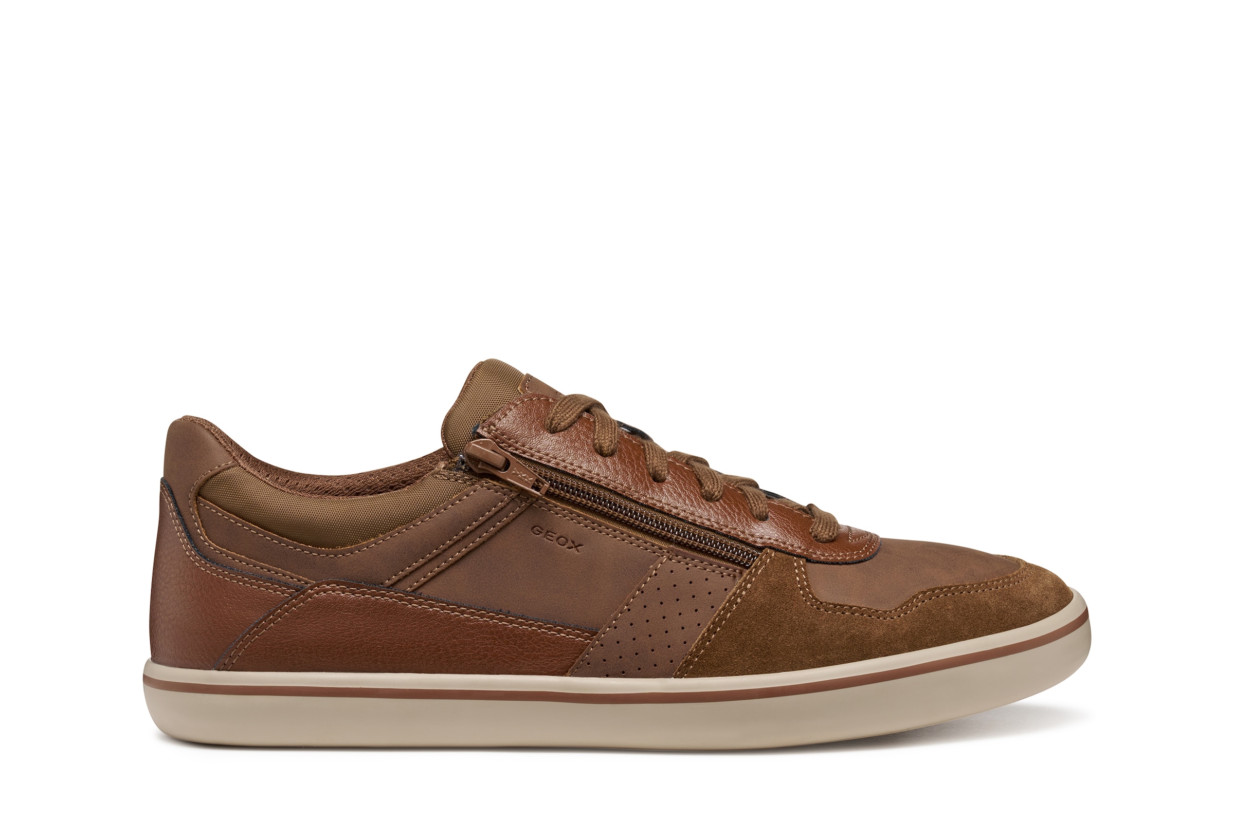 Geox Sneaker »U ELVER«, Schnürschuh, Freizeitschuh mit Textilfutter