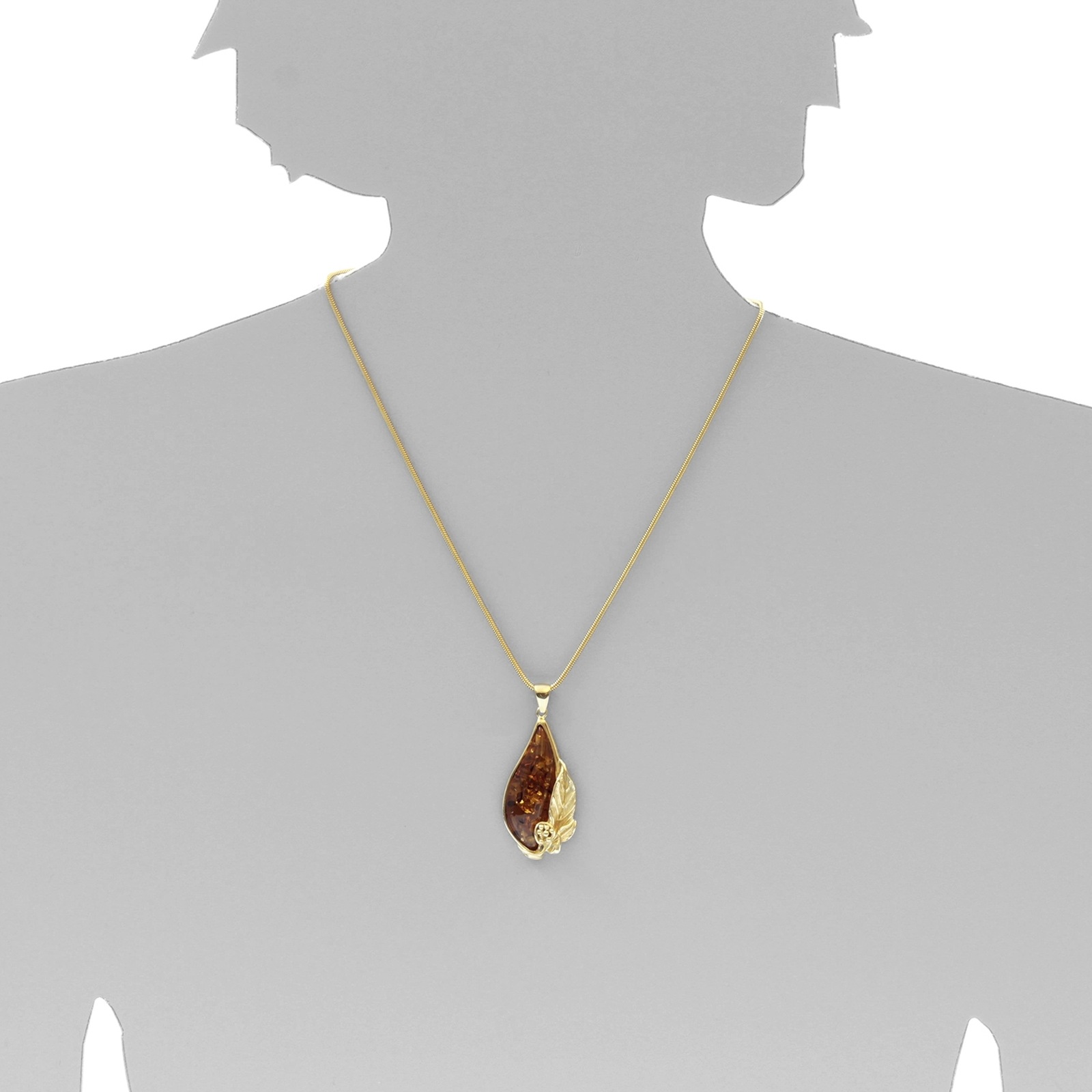 OSTSEE-SCHMUCK Kettenanhänger »Ostsee-Schmuck Anhänger Jana 52 mm Anhänger Jana 52 mm«, (1 tlg.)