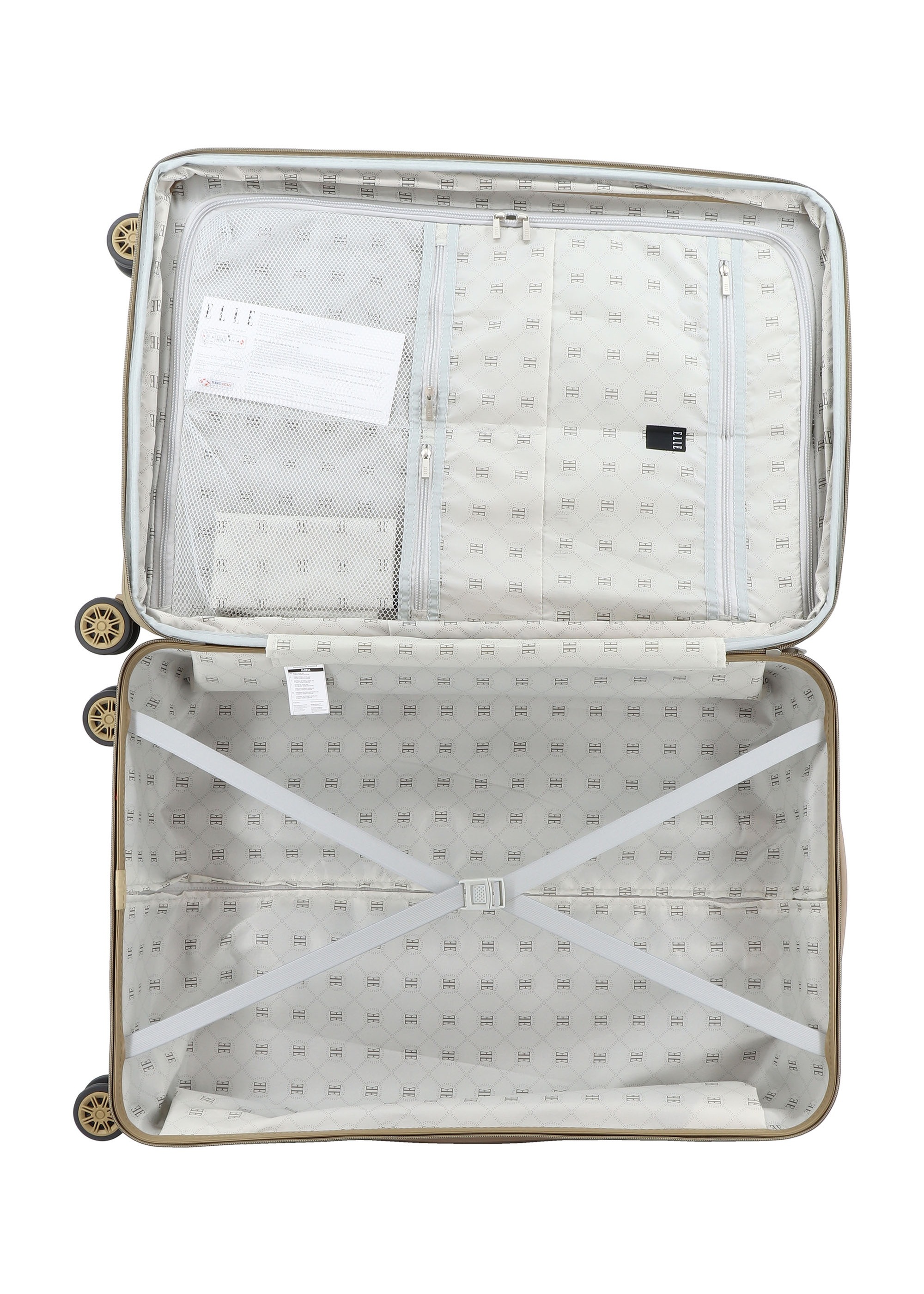 Elle Koffer »CHIC« 3 Stk. tlg. mit schwenkbaren Doppelrollen