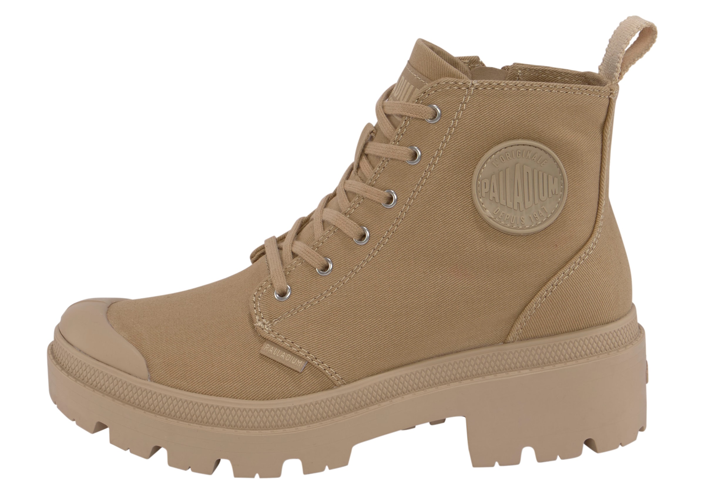 Palladium Schnürboots »PALLABASE TWILL«, aus Textil