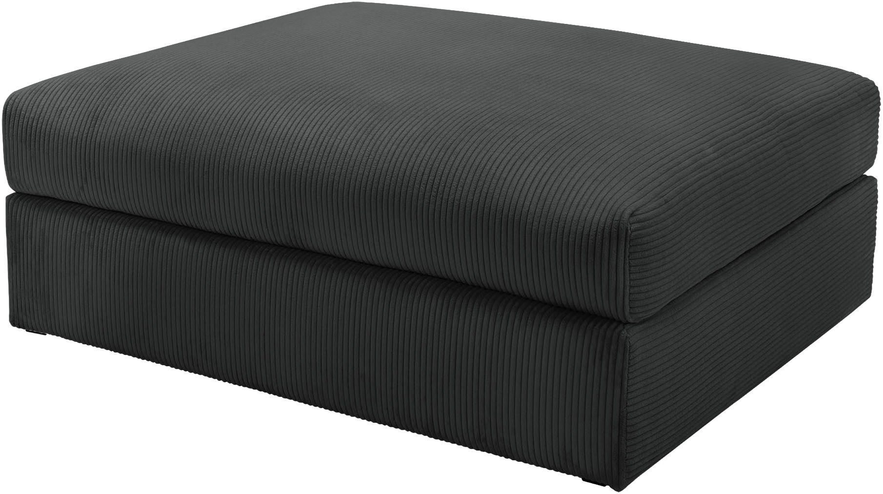 OTTO home Polsterhocker "Soft&Cosy XXL, B: 125 cm - OTTO. Verlässliche Qualität." Mega-Hocker, in Cord oder Chenille-Struktur wählbar
