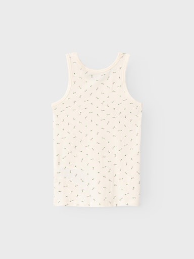 Thumbnail - Name It Unterhemd "NMFTANK TOP 2P BUTTERCREAM FLORAL NOOS" Packung, 2 Stk.