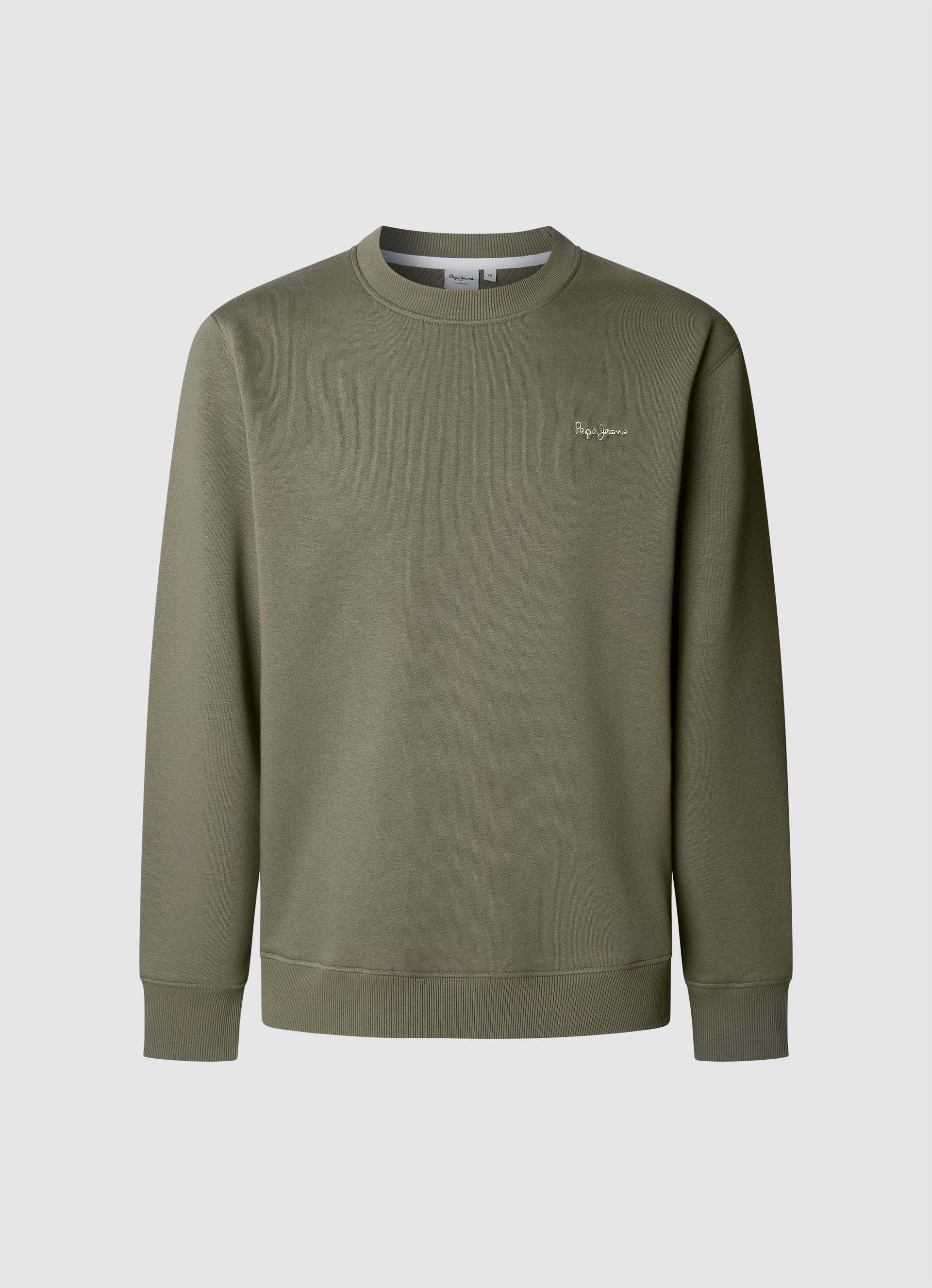 Pepe Jeans Sweatshirt "MACBETH SMALL LOGO PLAIN CREW", mit Rundhals, Label- günstig online kaufen